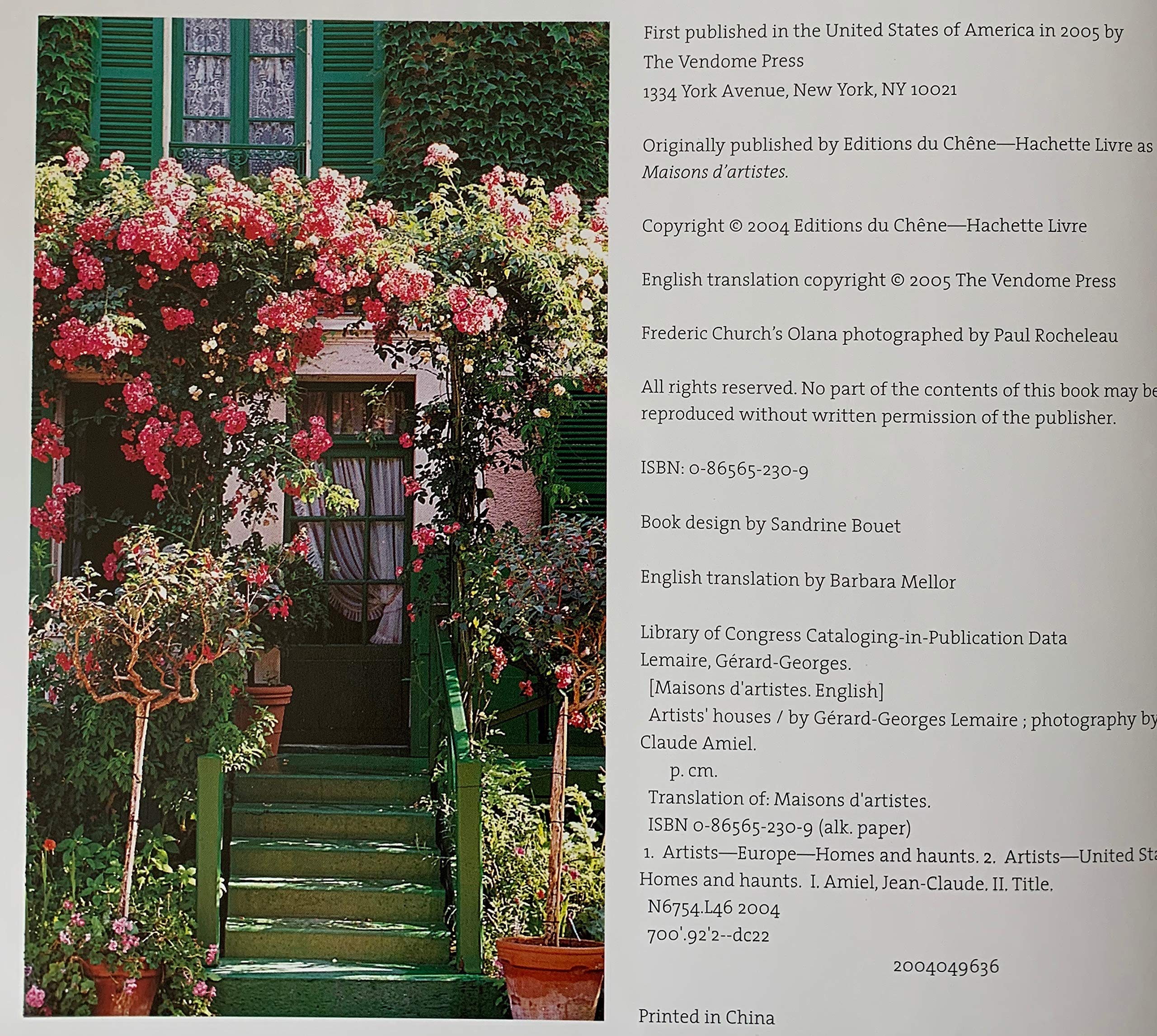 Artists' Houses used book depot