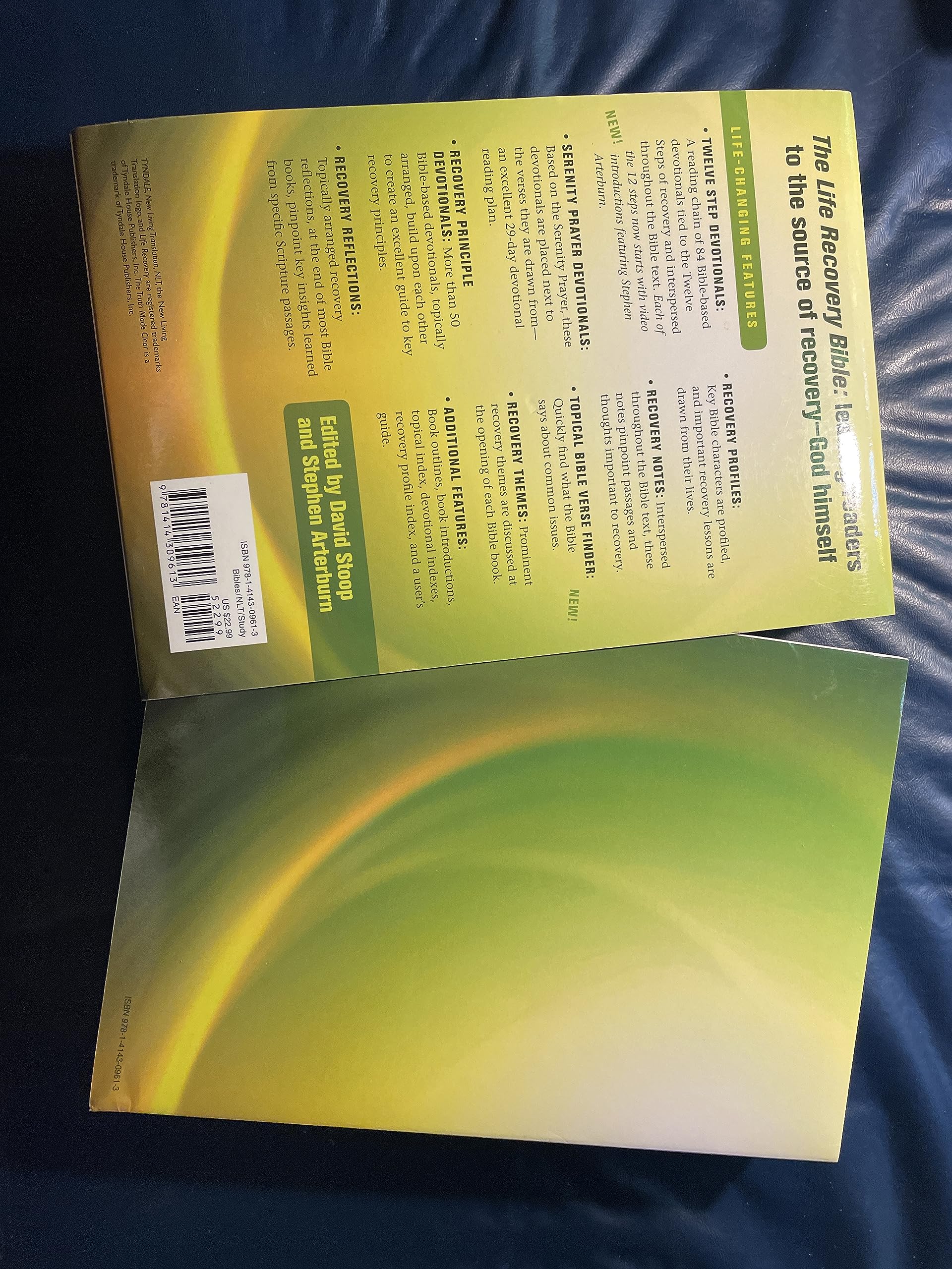 The Life Recovery Bible NLT (Softcover) used book depot