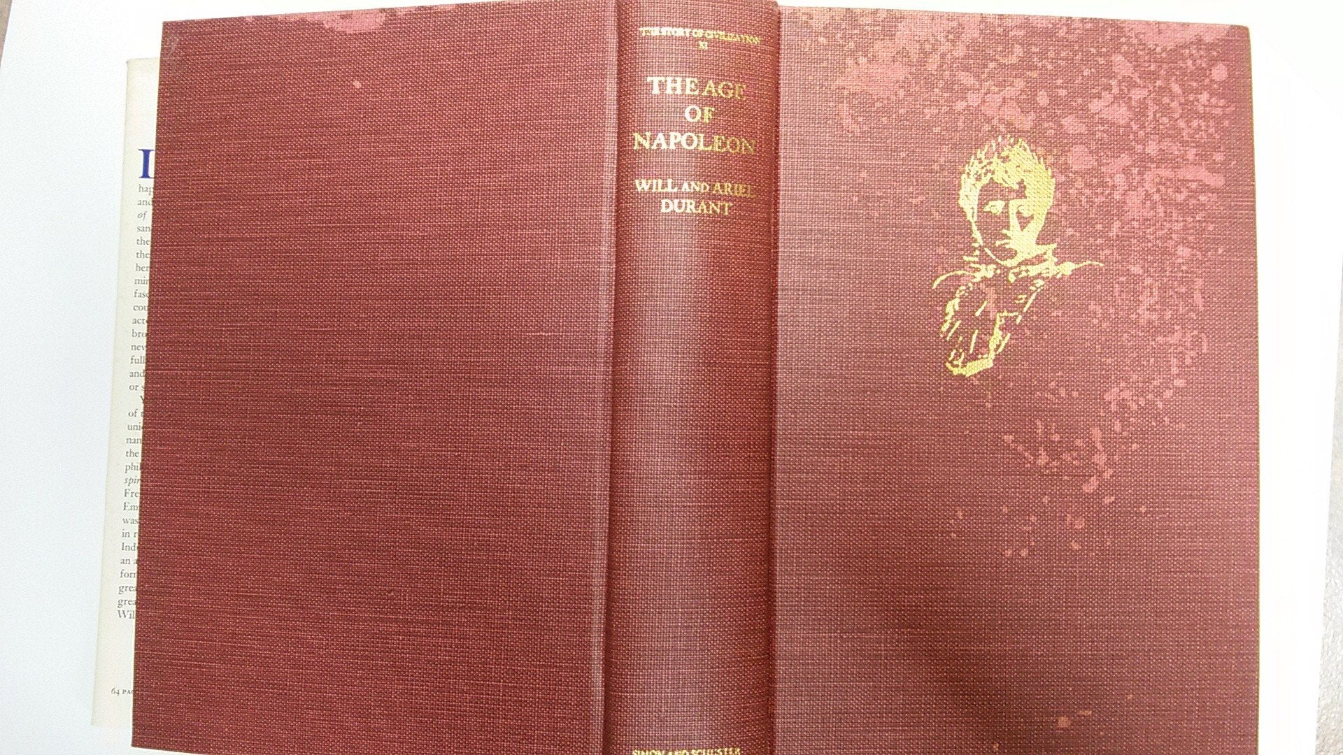 The Story of Civilization, Part XI: The Age of Napoleon: A History of European Civilization from 1789 to 1815 used book depot