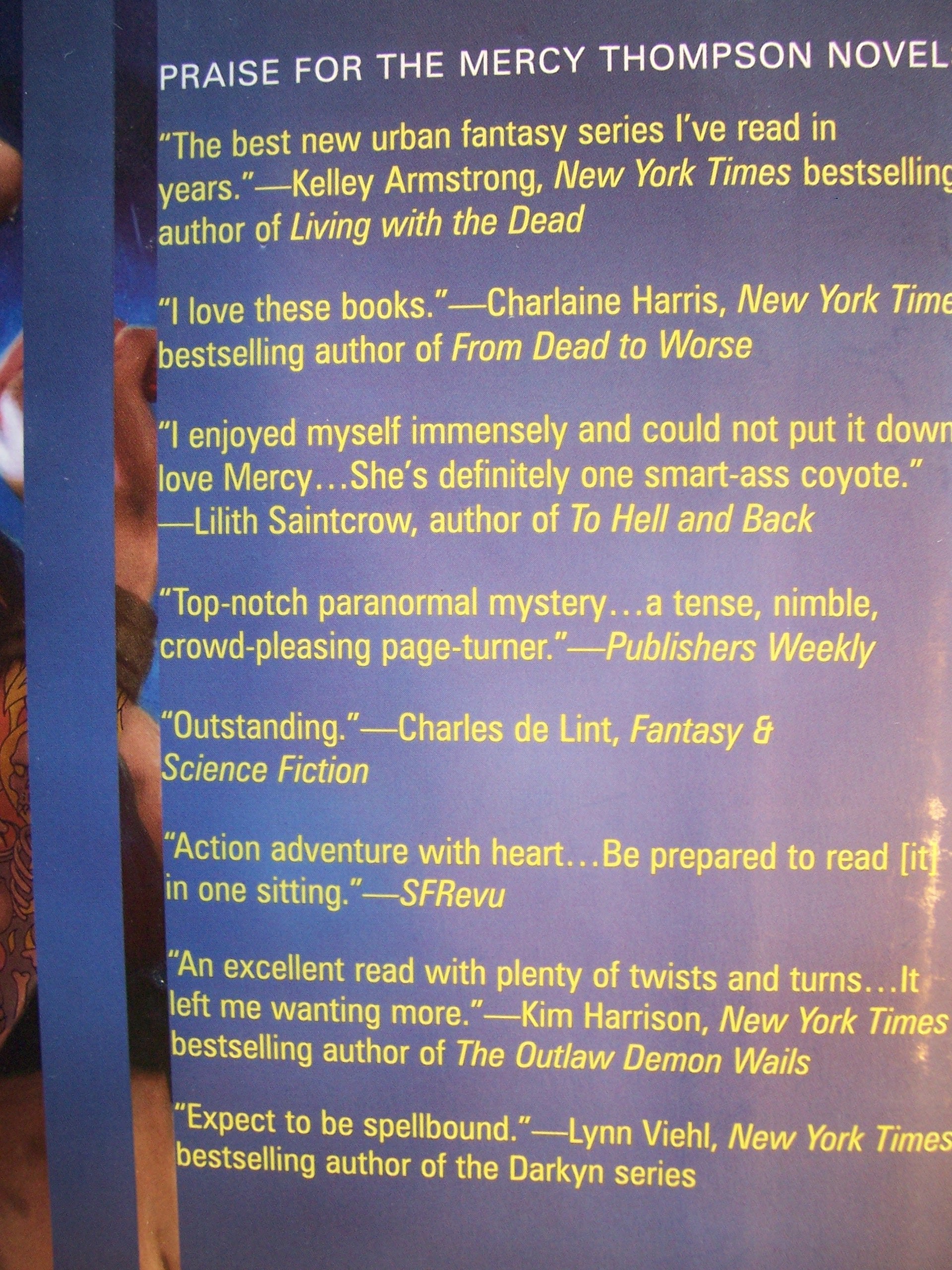 Bone Crossed (Mercy Thompson, Book 4) used book depot