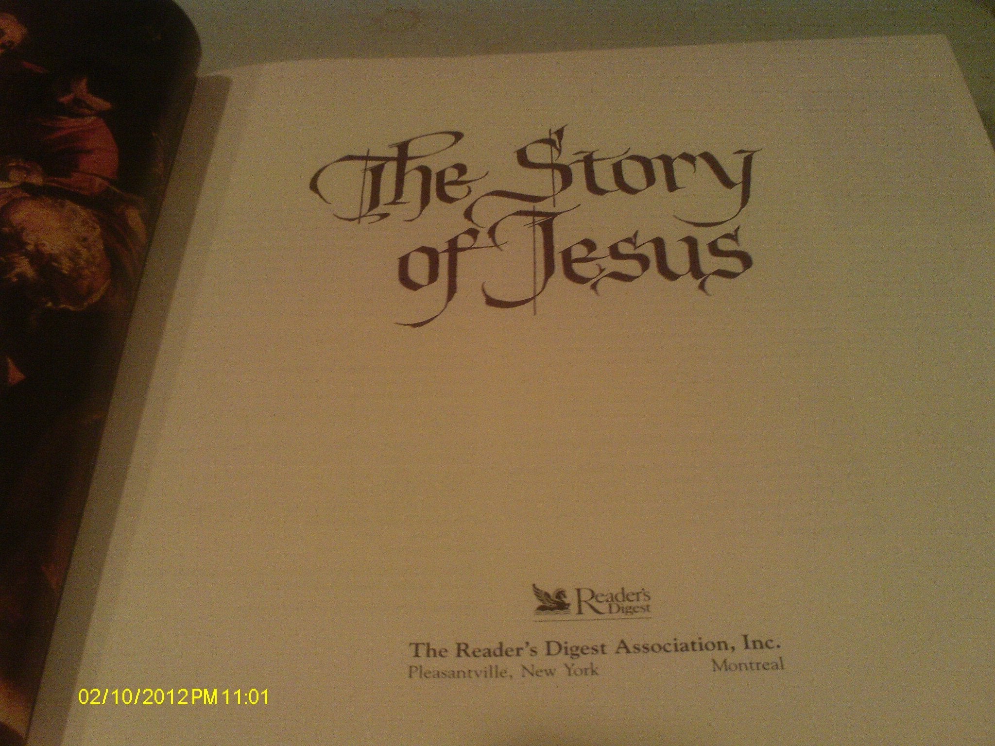 The Story of Jesus (Reader's Digest General Books) used book depot