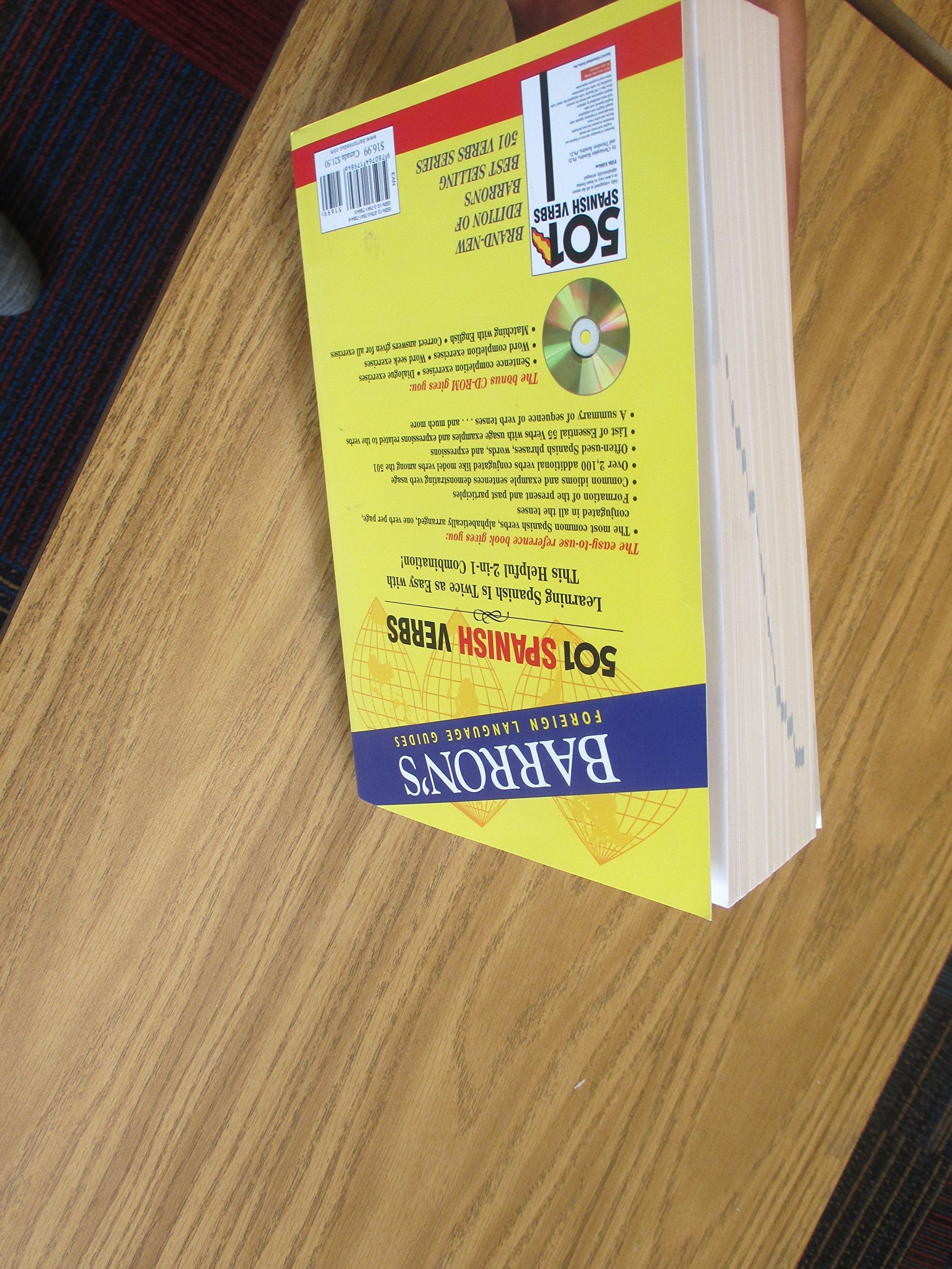 Barron's 501 Spanish Verbs (Spanish Edition) used book depot