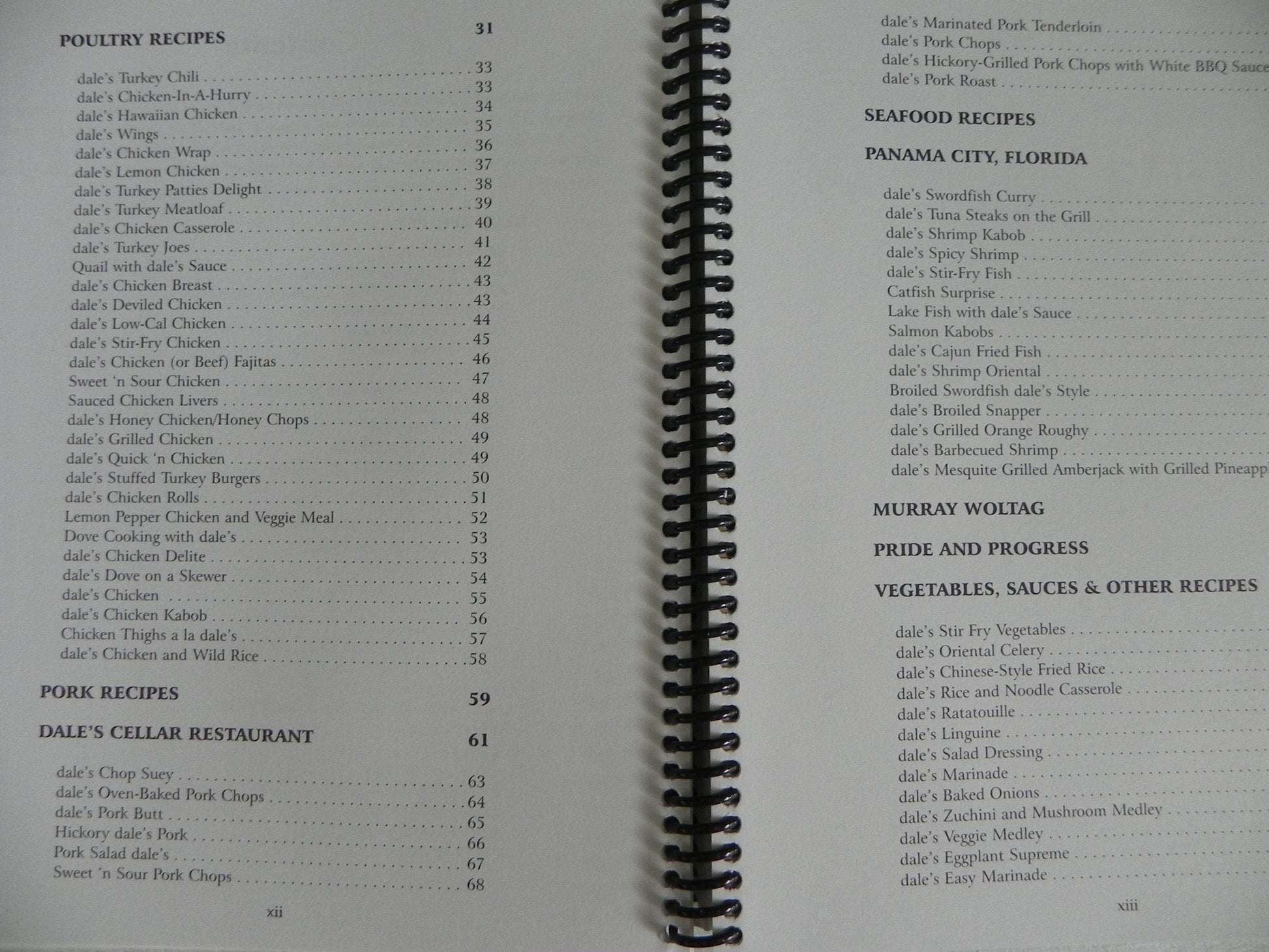 Dale's Seasoning Our Favorite Recipes Commemorative 50 Year Cookbook used book depot