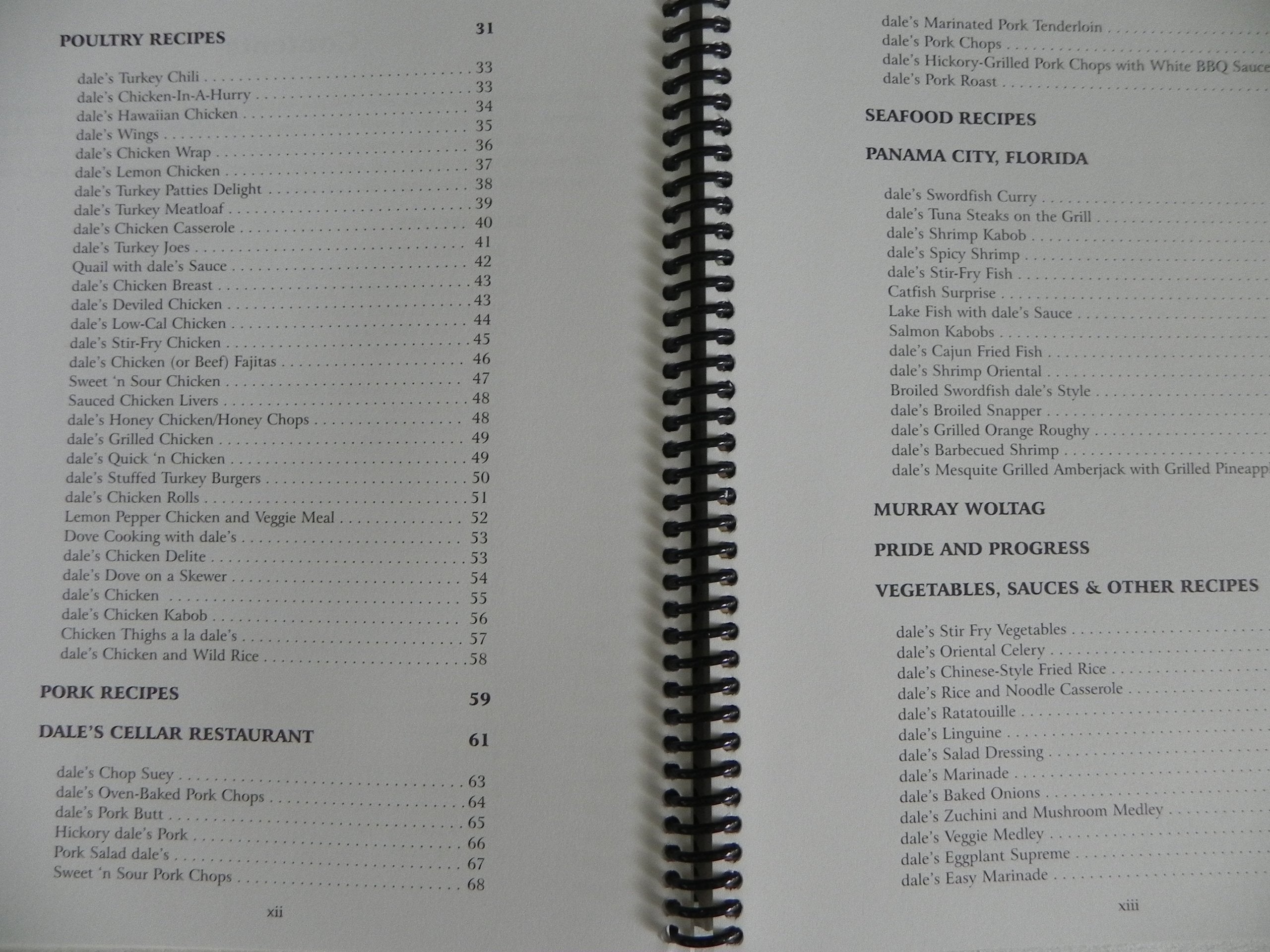 Dale's Seasoning Our Favorite Recipes Commemorative 50 Year Cookbook used book depot