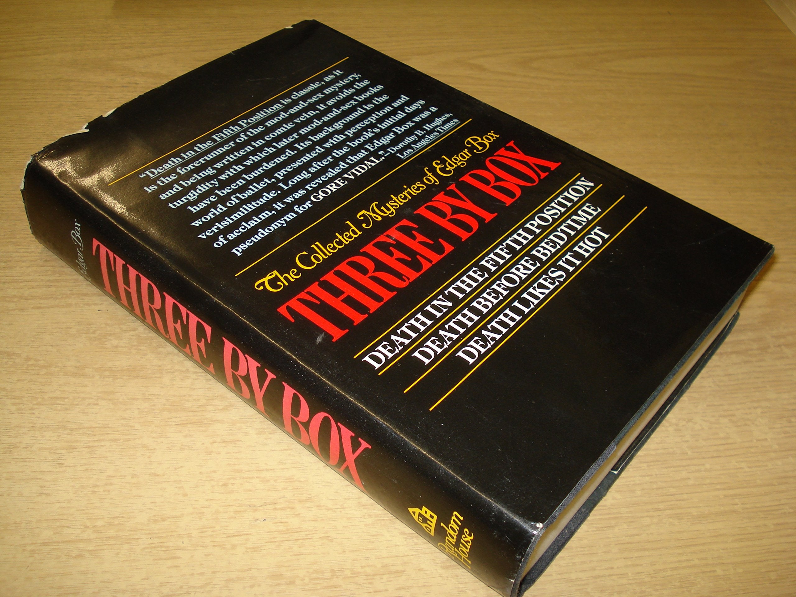 Three by Box: The Complete Mysteries of Edgar Box used book depot