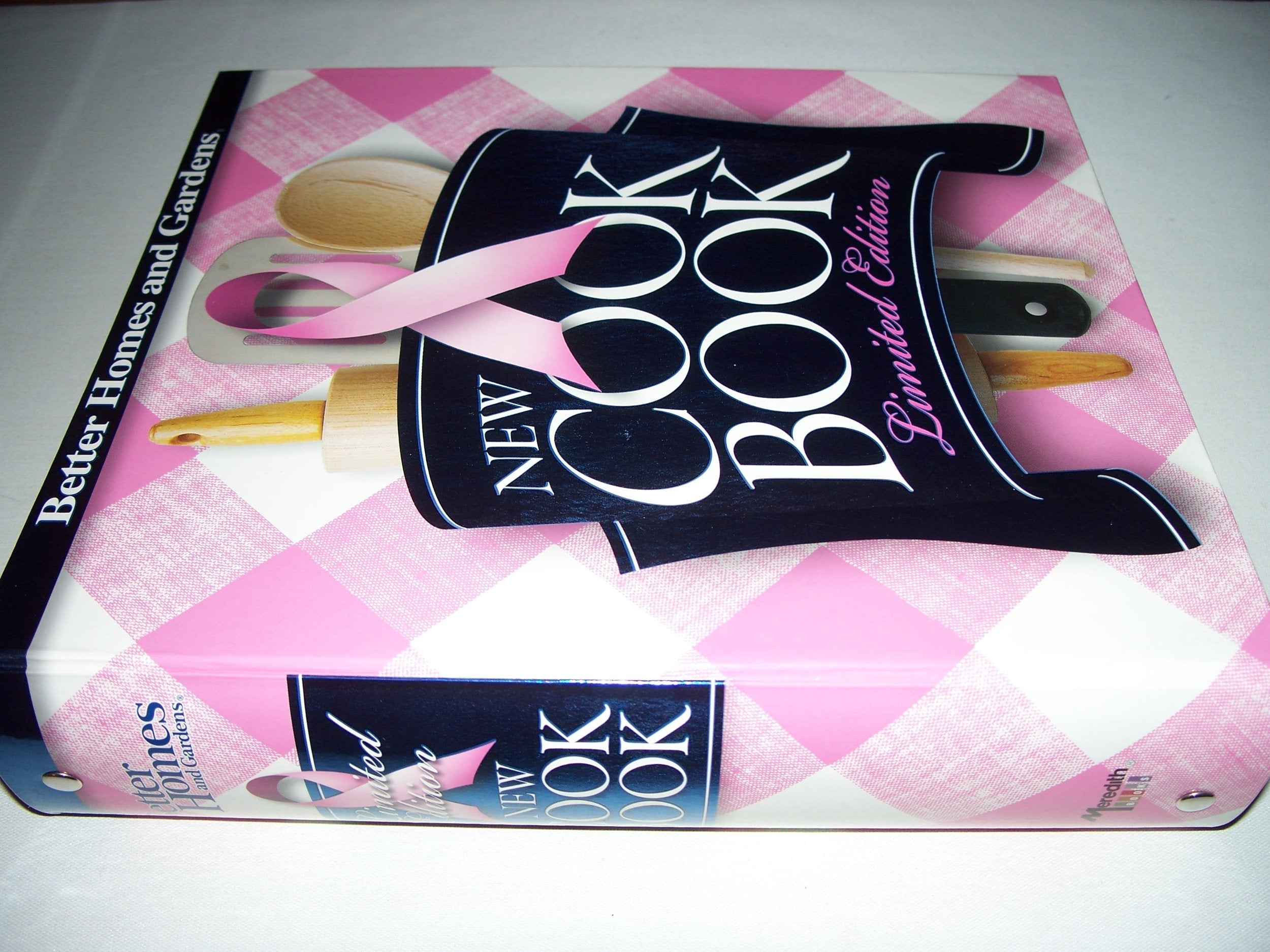 Better Homes and Gardens New Cook Book: Pink Plaid used book depot