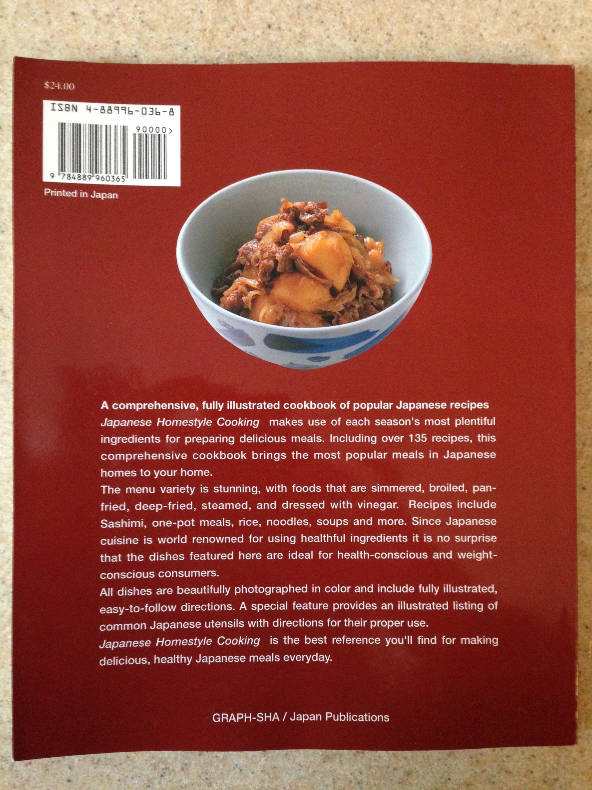 Japanese Homestyle Cooking used book depot