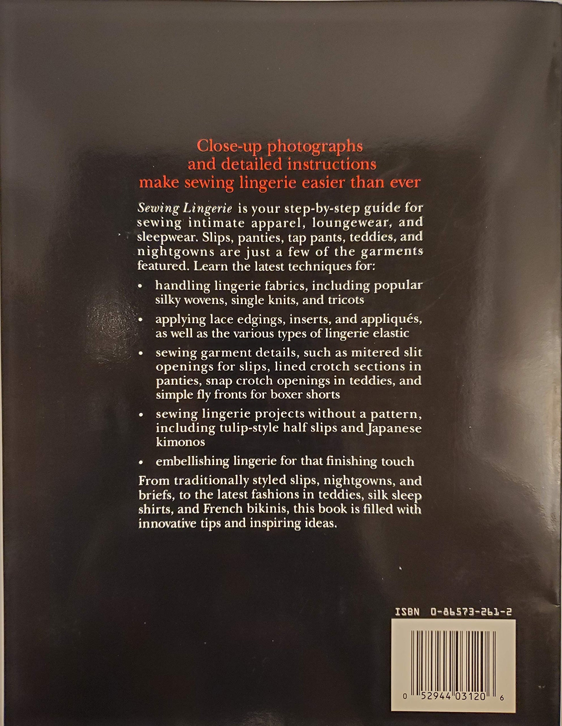 Sewing Lingerie (Singer Sewing Reference Library) used book depot