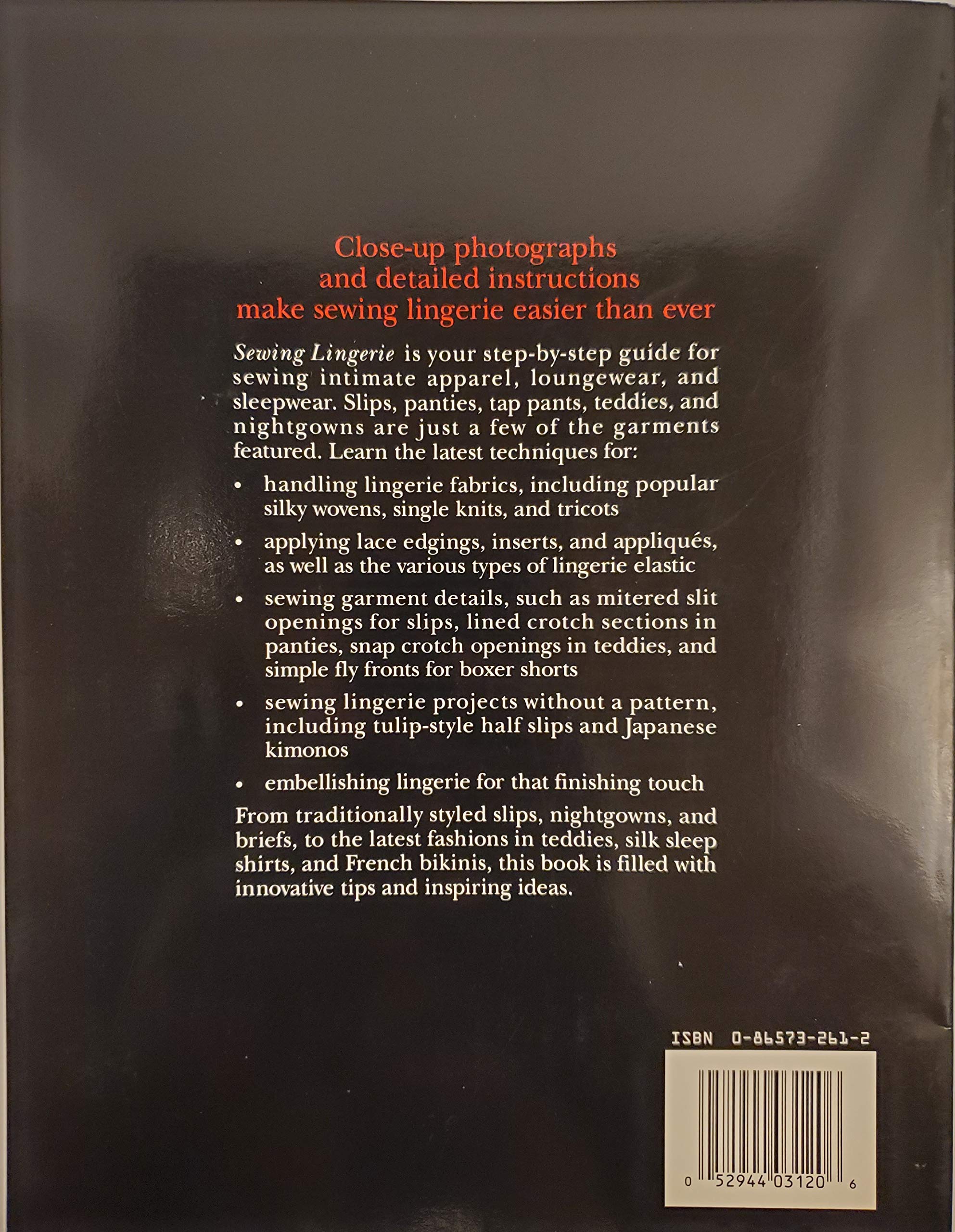 Sewing Lingerie (Singer Sewing Reference Library) used book depot