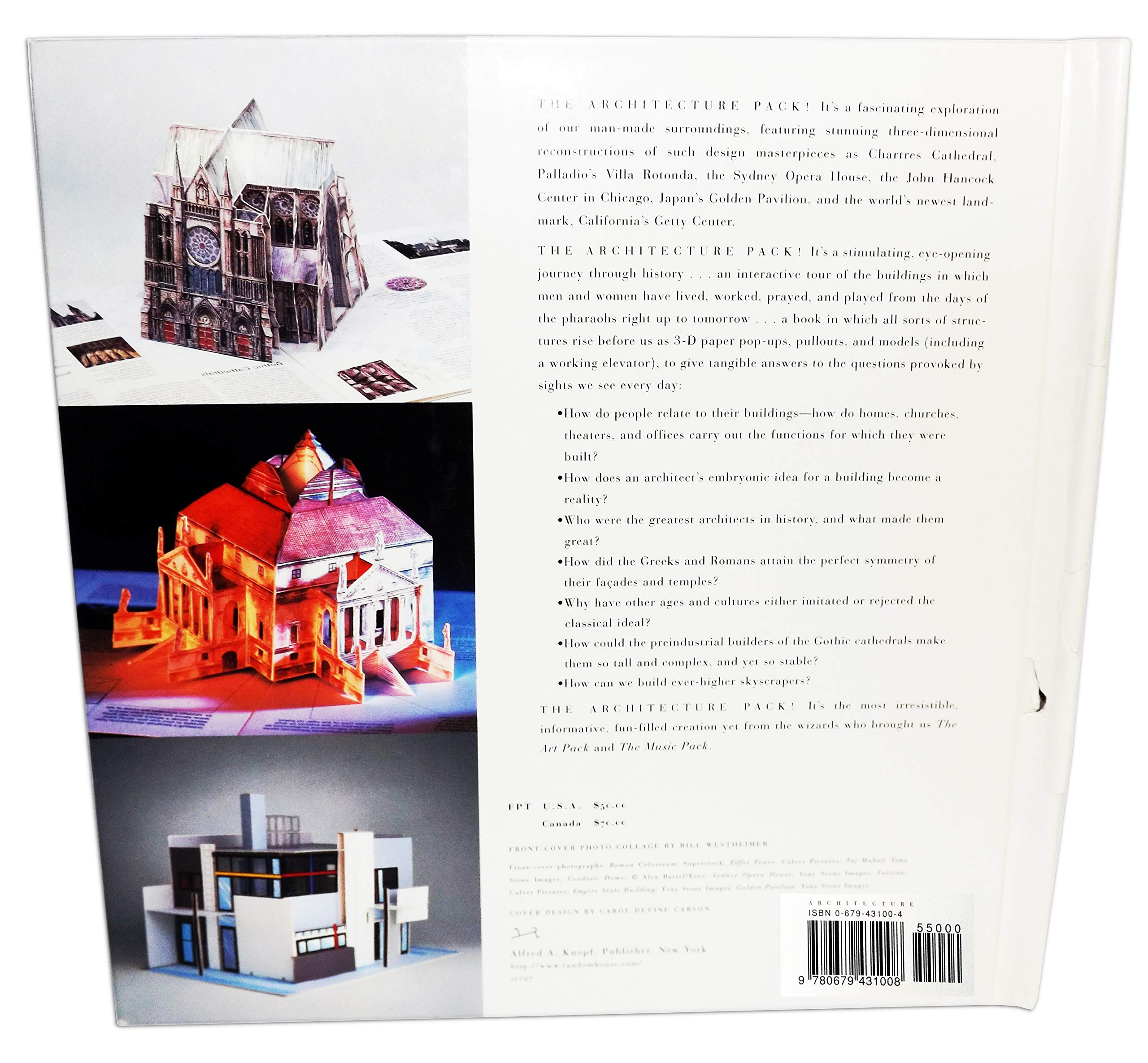 The Architecture Pack : A Unique, Three-Dimensional Tour of Architecture over the Centuries : What Architects Do, How They Do It used book depot