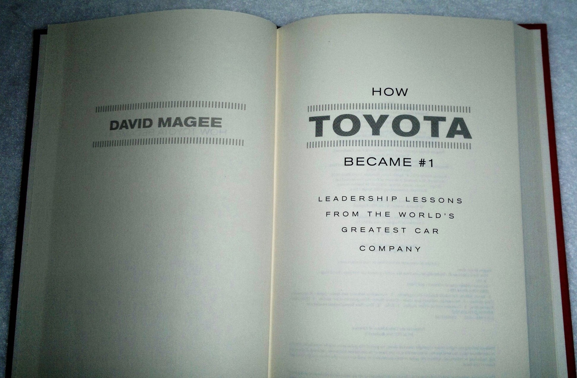 How Toyota Became #1: Leadership Lessons from the World's Greatest Car Company used book depot