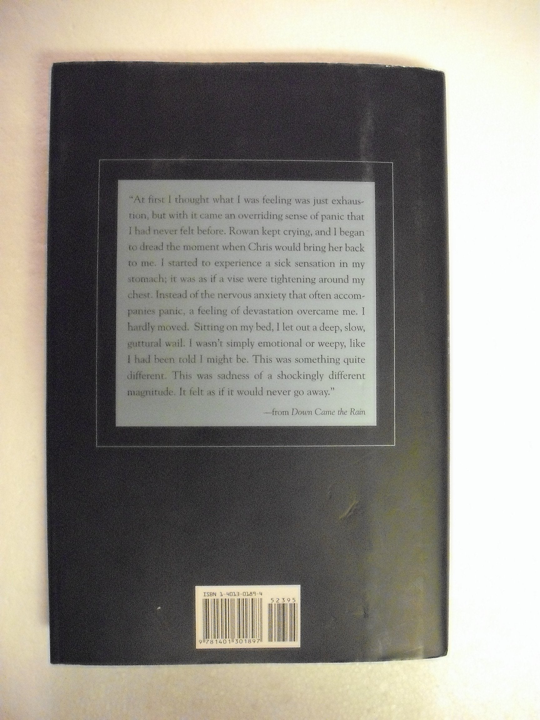 Down Came the Rain: My Journey Through Postpartum Depression used book depot