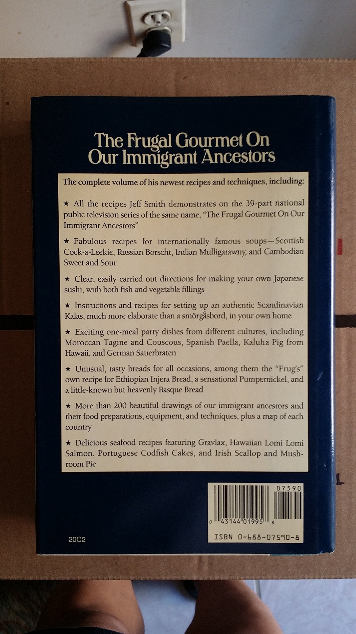The Frugal Gourmet on Our Immigrant Ancestors: Recipes You Should Have Gotten from Your Grandmother used book depot
