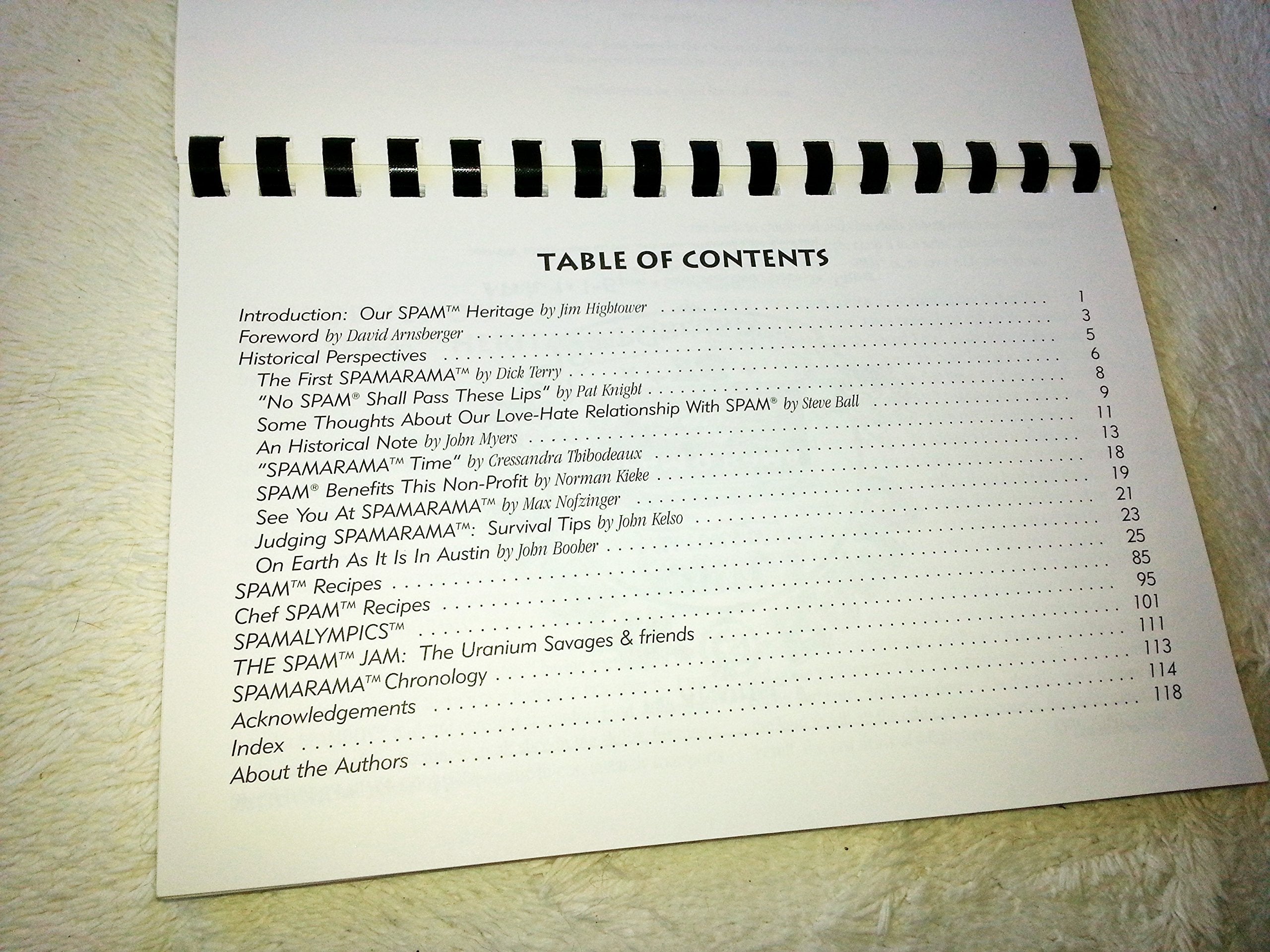 Spamarama - The Cookbook used book depot