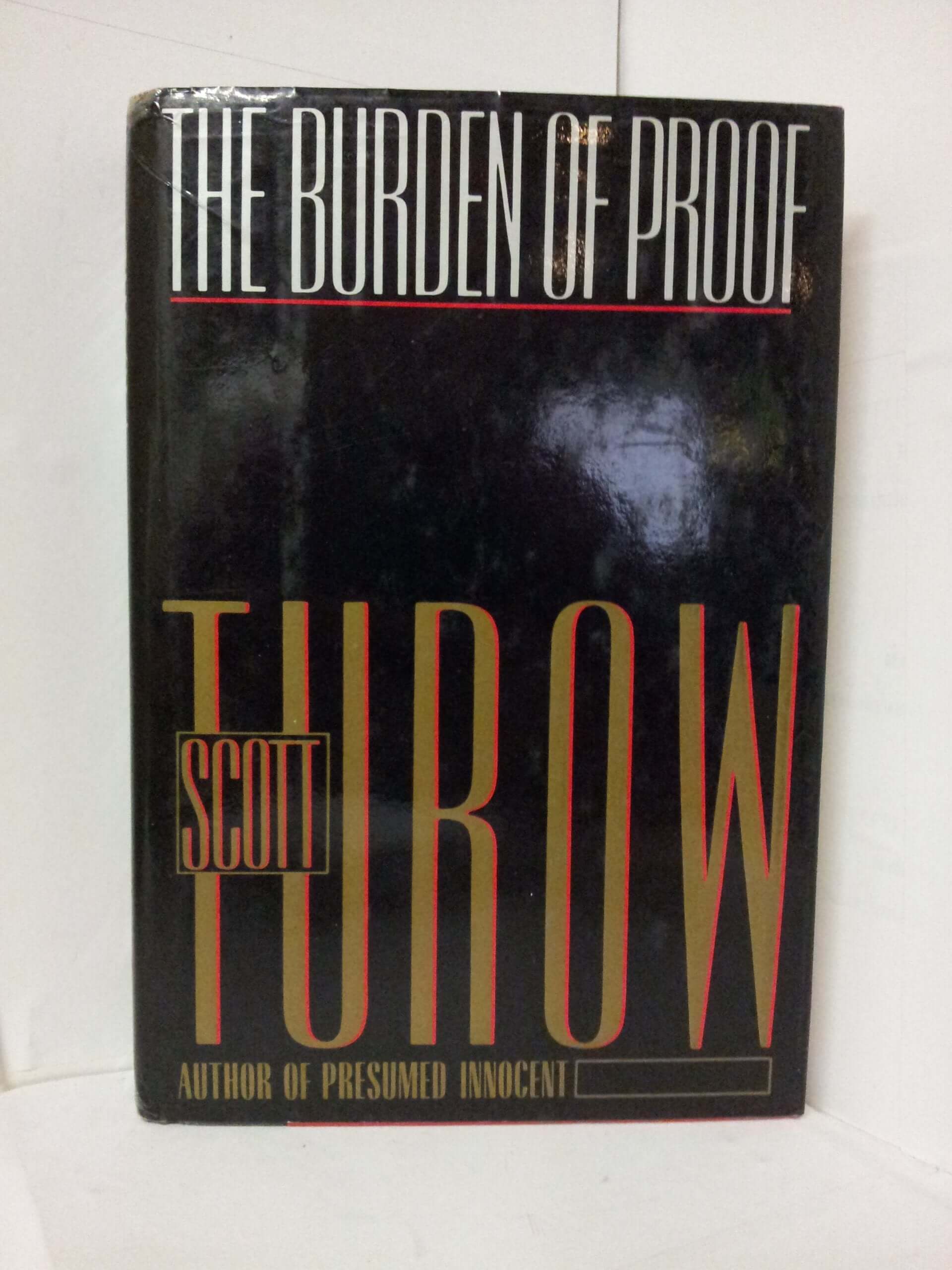 The Burden of Proof used book depot
