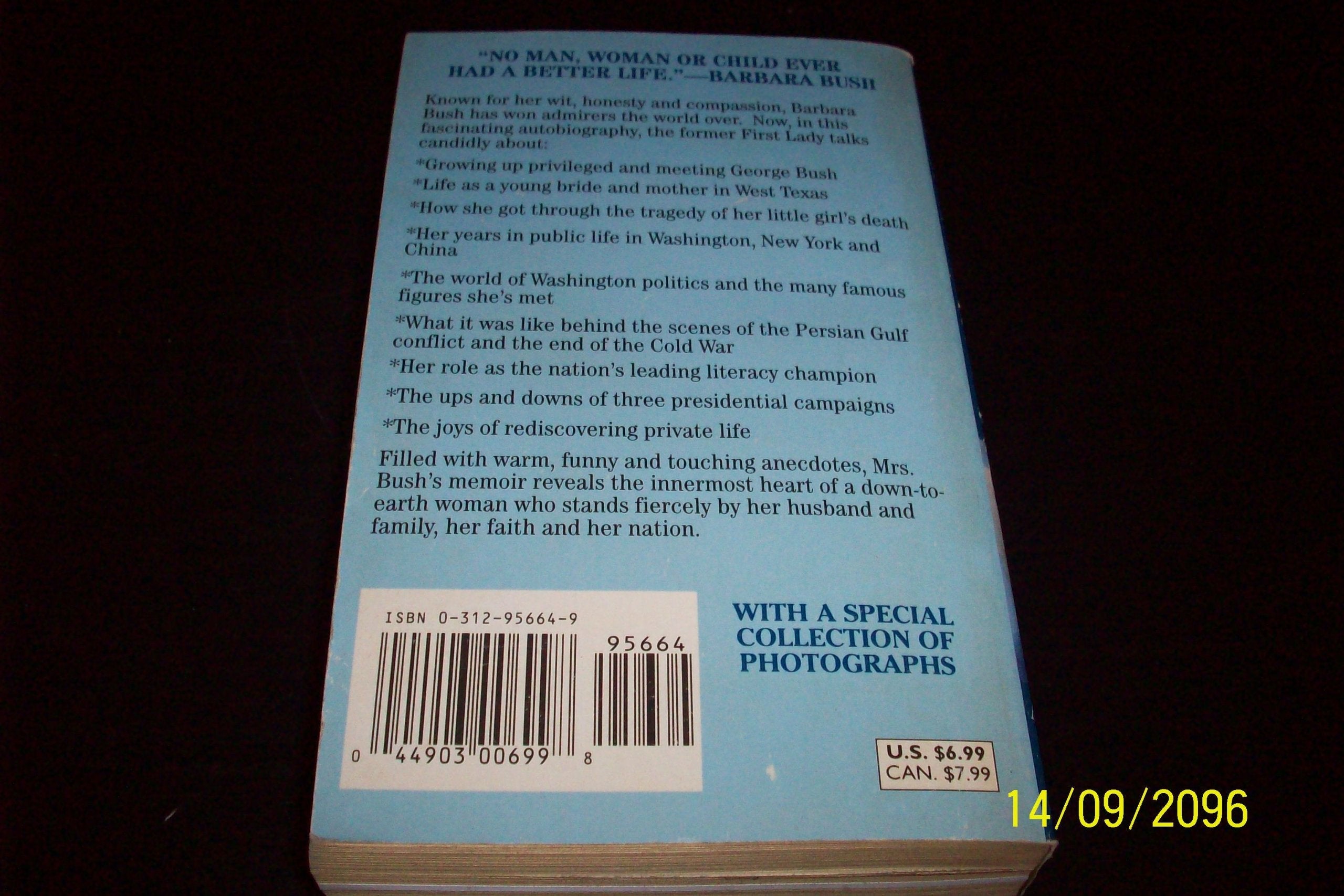 Barbara Bush: A Memoir used book depot