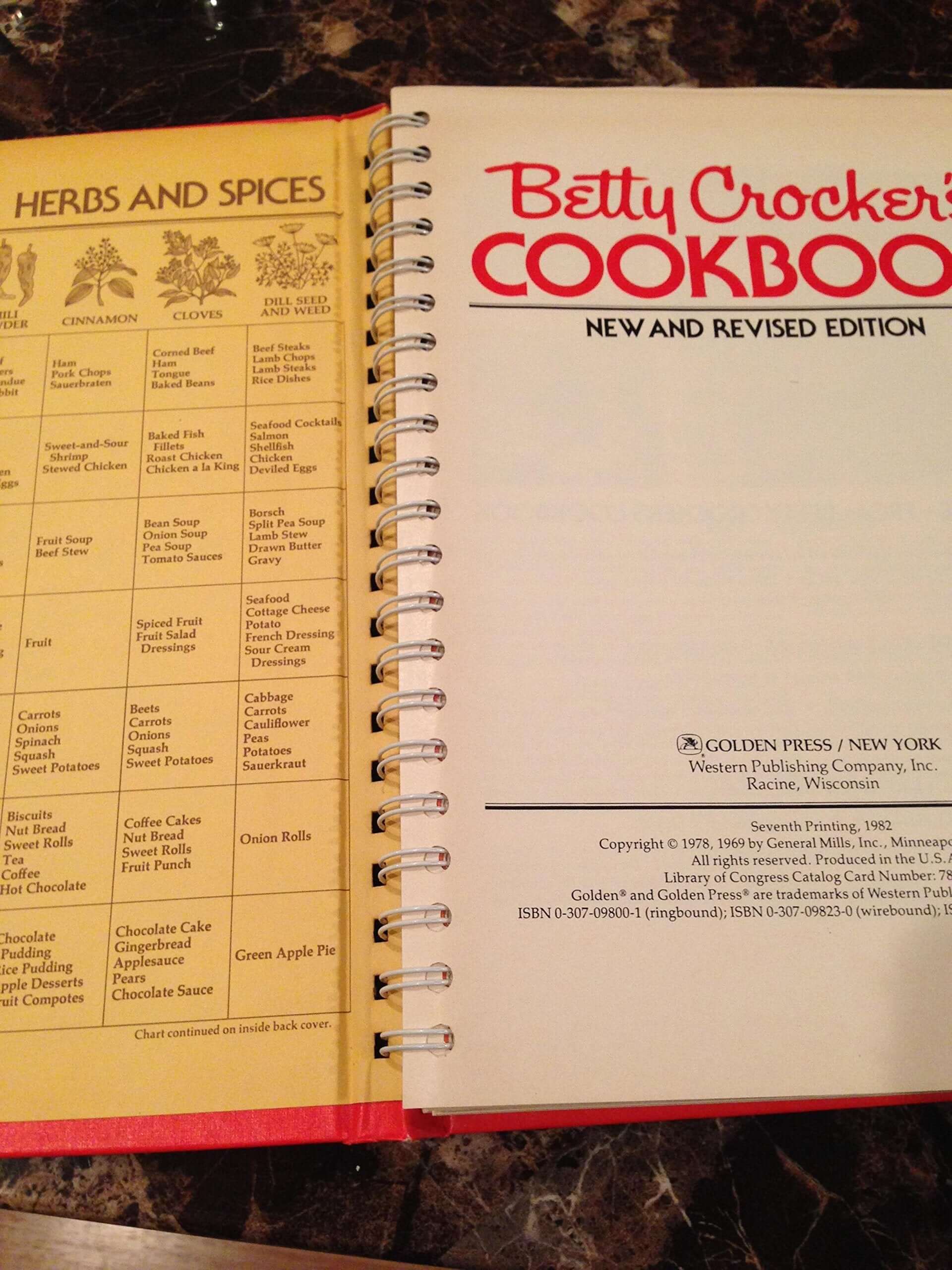 Betty Crocker's Cookbook, Revised Edition used book depot