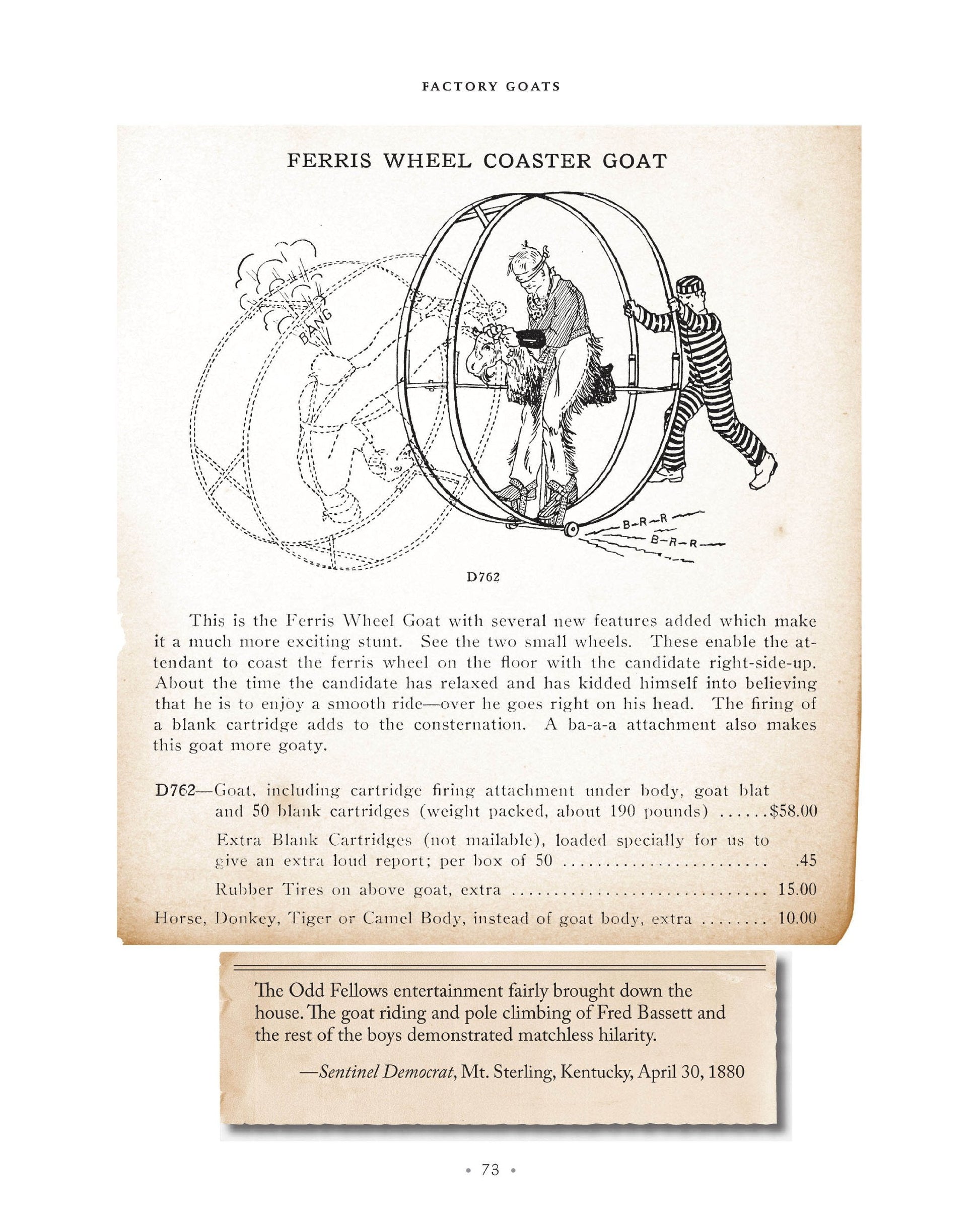 The Extraordinary Catalog of Peculiar Inventions: The Curious World of the Demoulin Brothers and Their Fraternal Lodge Prank Machi nes - from Human ... Goats to ElectricCarpets and SmokingC used book depot