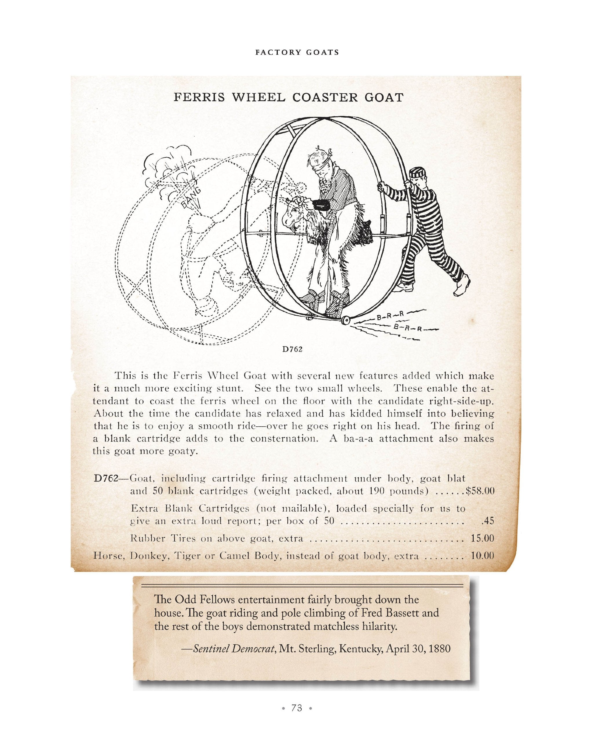 The Extraordinary Catalog of Peculiar Inventions: The Curious World of the Demoulin Brothers and Their Fraternal Lodge Prank Machi nes - from Human ... Goats to ElectricCarpets and SmokingC used book depot