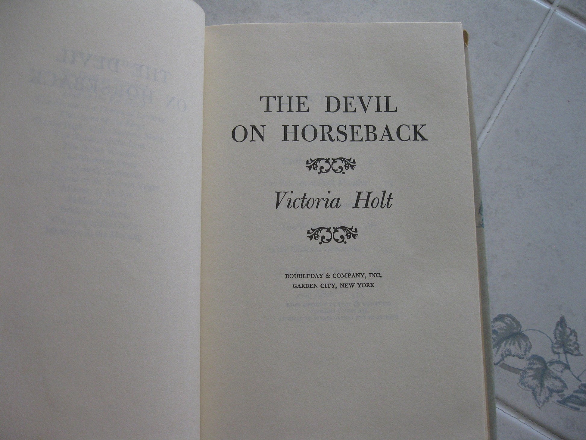 The Devil on Horseback used book depot