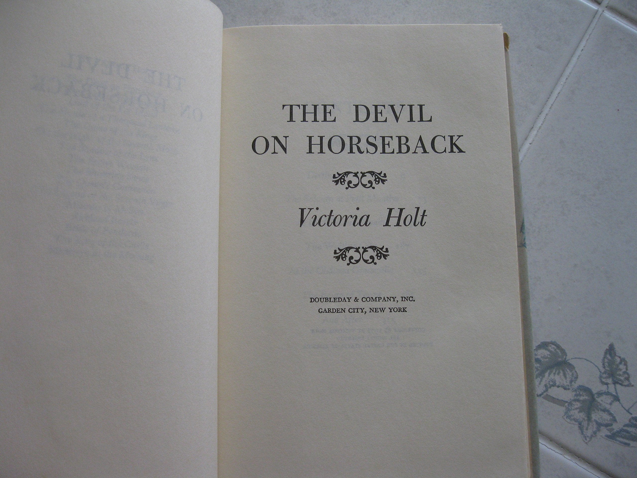 The Devil on Horseback used book depot