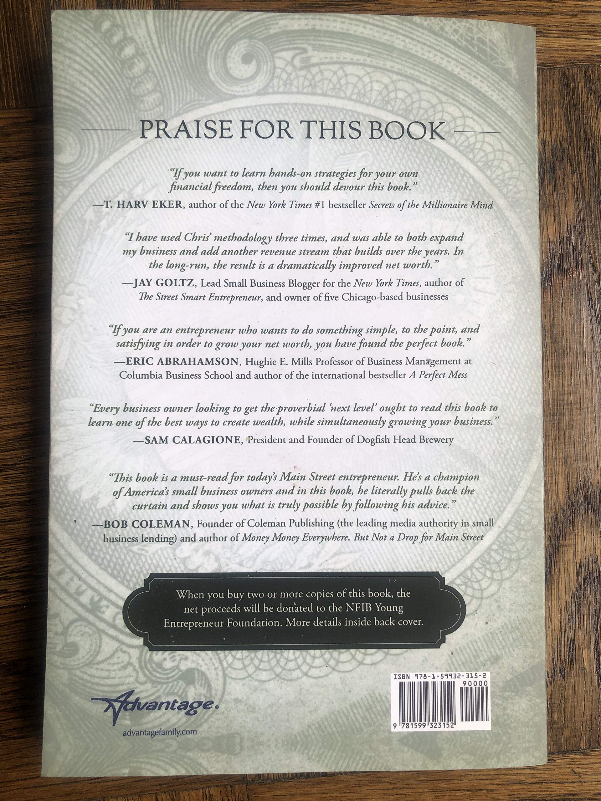 The Entrepreneur's Secret to Creating Wealth: How The Smartest Business Owners Build Their Fortunes used book depot