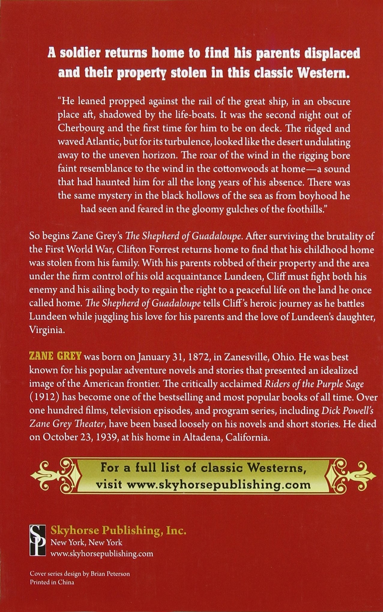 Zane Grey Box Set: Four Western Classics used book depot