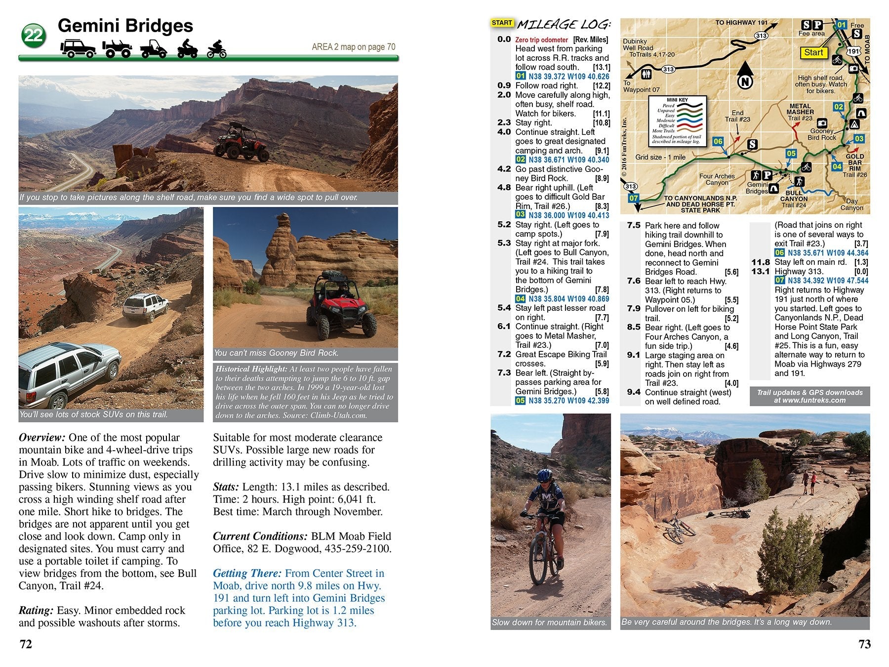 Guide to Moab, UT Backroads & 4-Wheel Drive Trails: Easy, Moderate, Difficult: 80 Trails used book depot