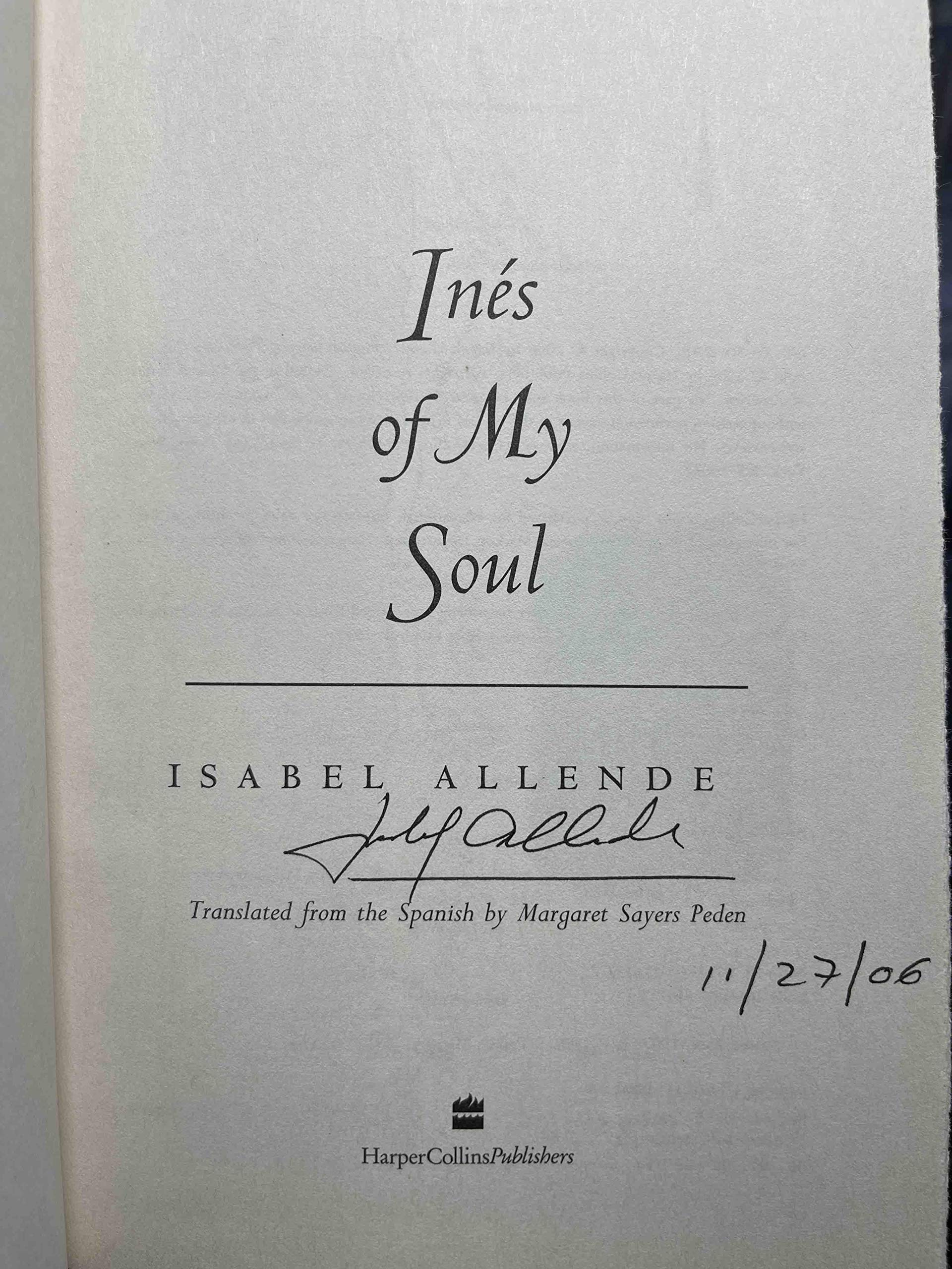 Ines of My Soul: A Novel used book depot