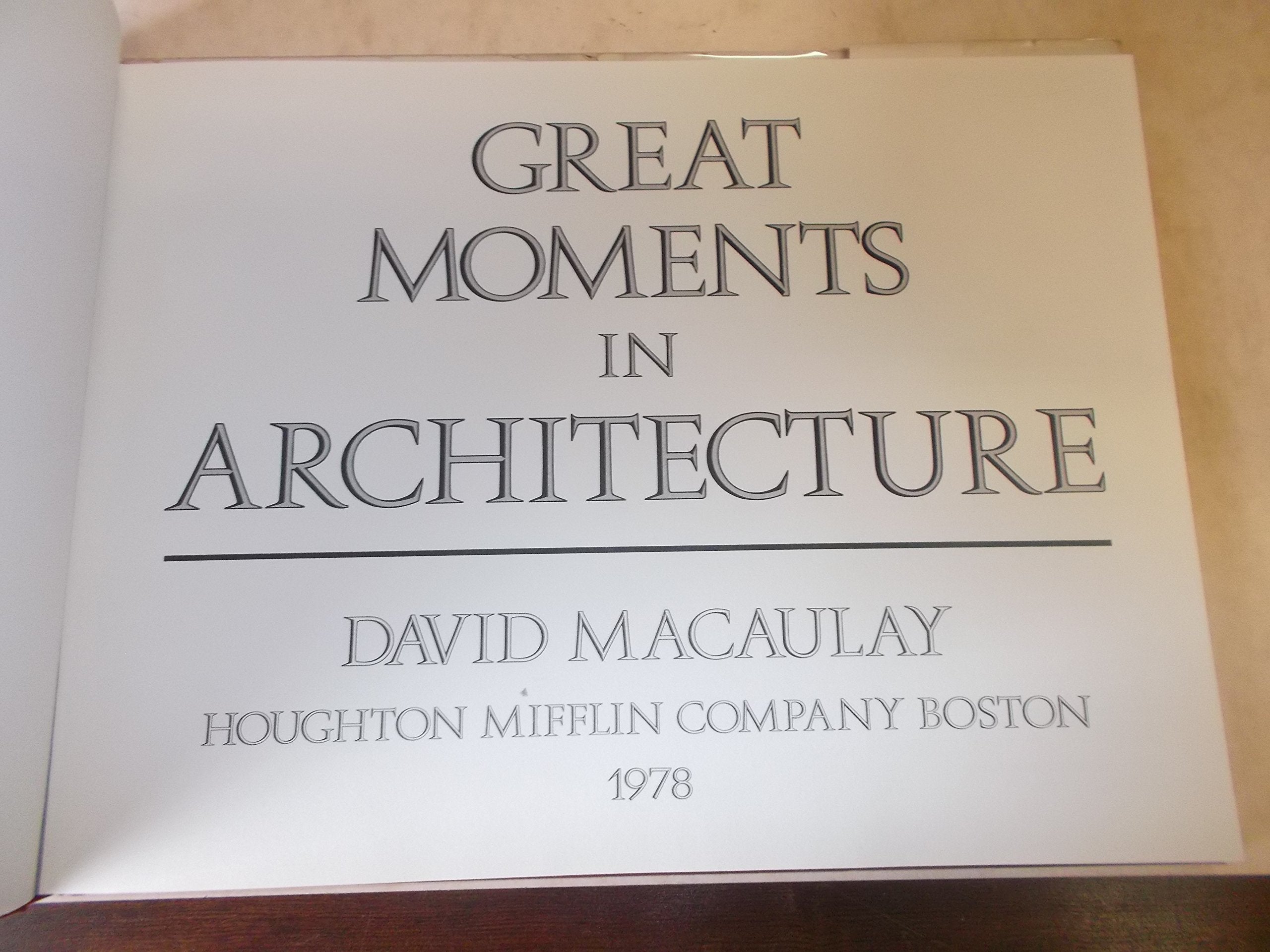 Great Moments in Architecture used book depot