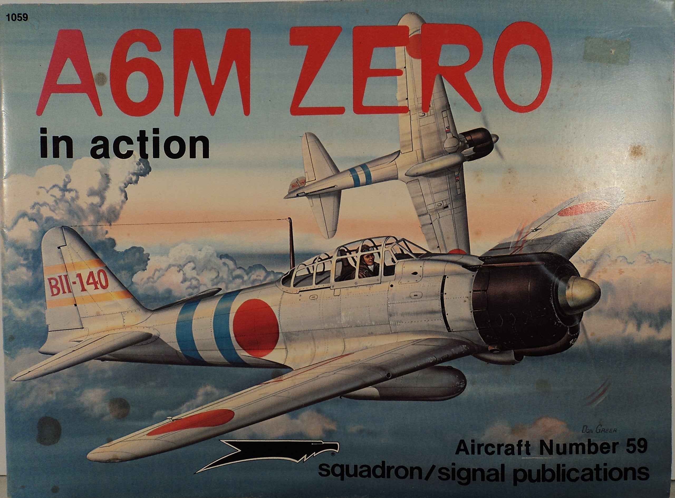 A6M Zero in Action - Aircraft No. 59 used book depot