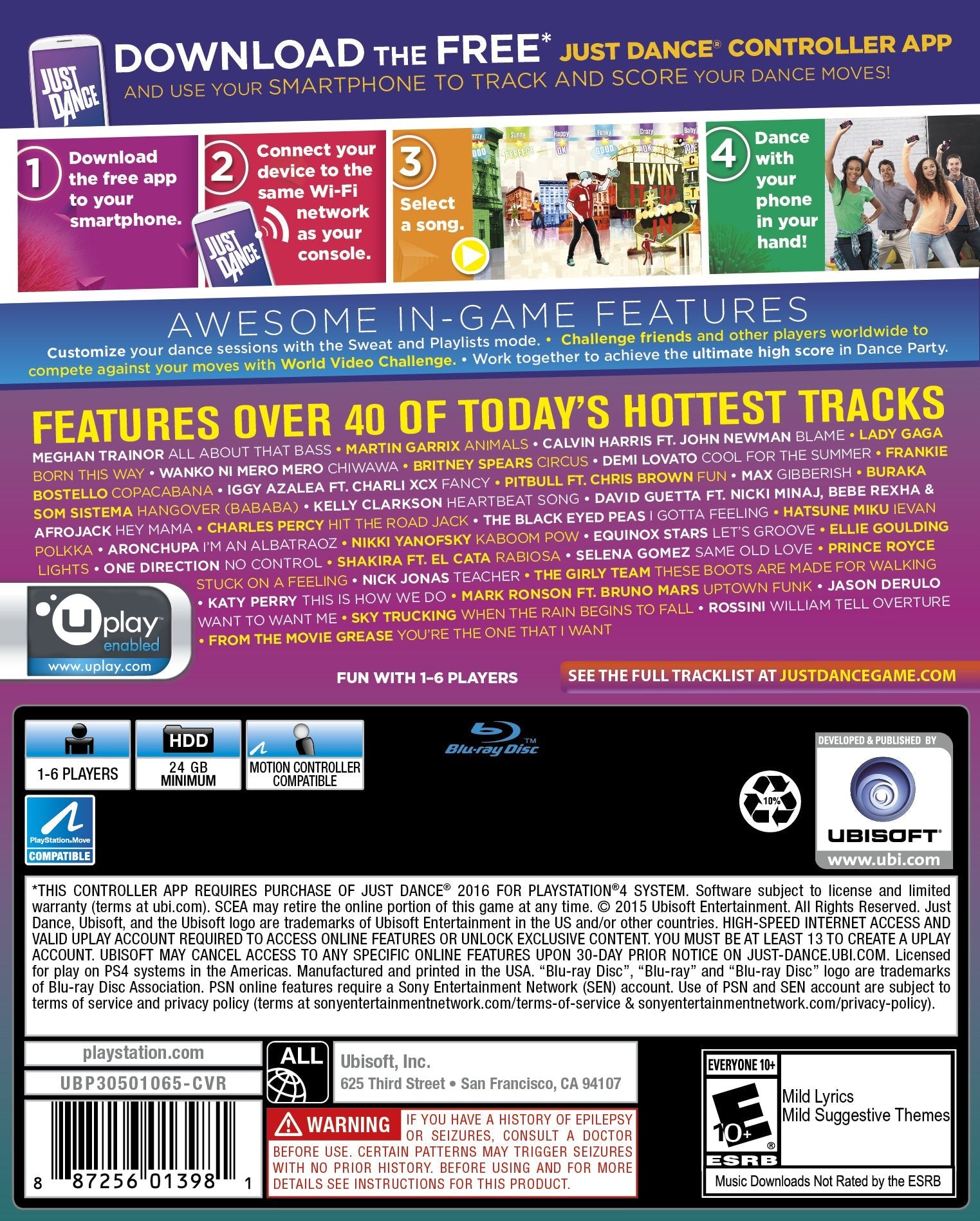 Just Dance 2016 - PlayStation 4 used book depot