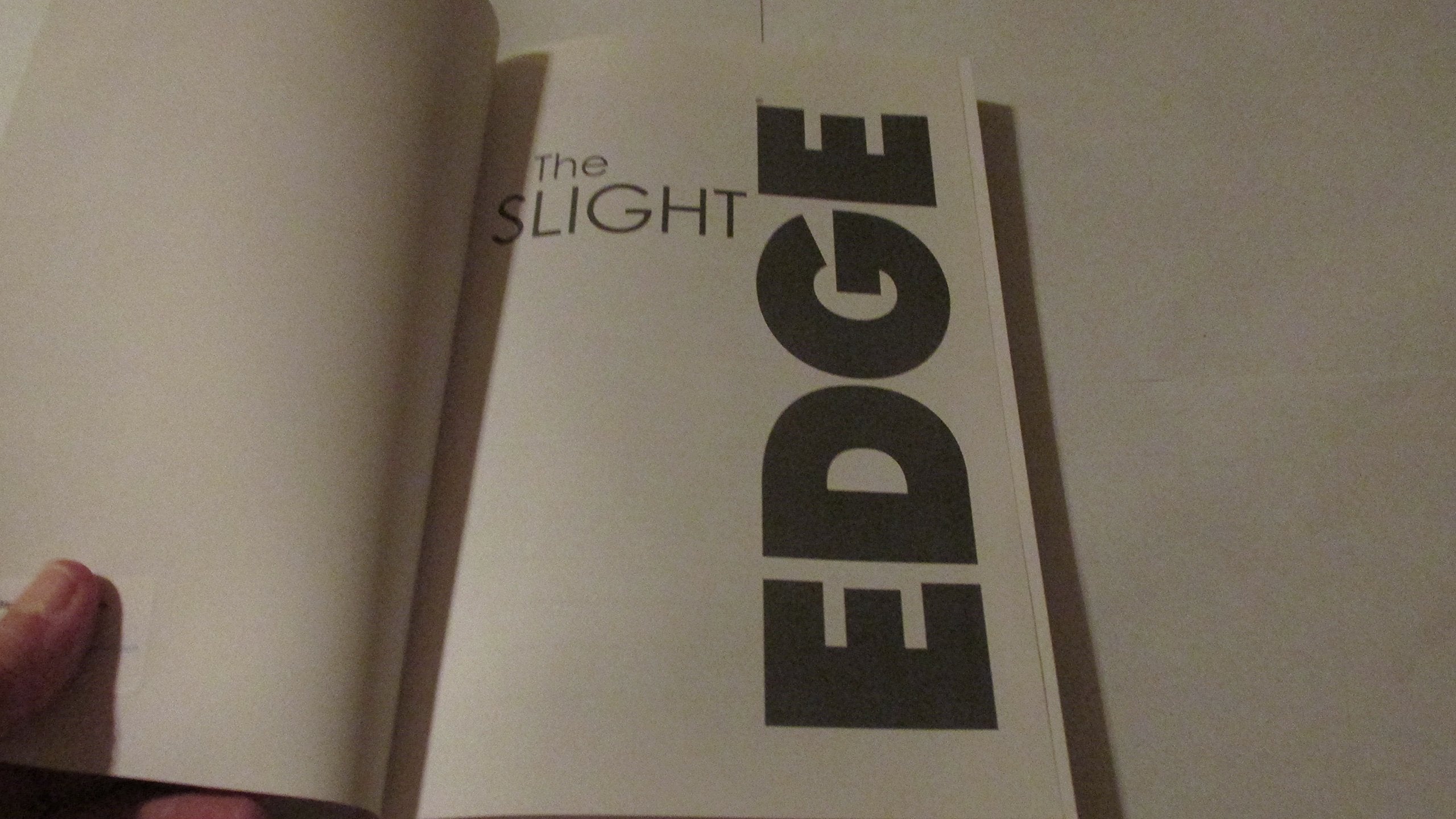 The Slight Edge: Turning Simple Disciplines Into Massive Success used book depot