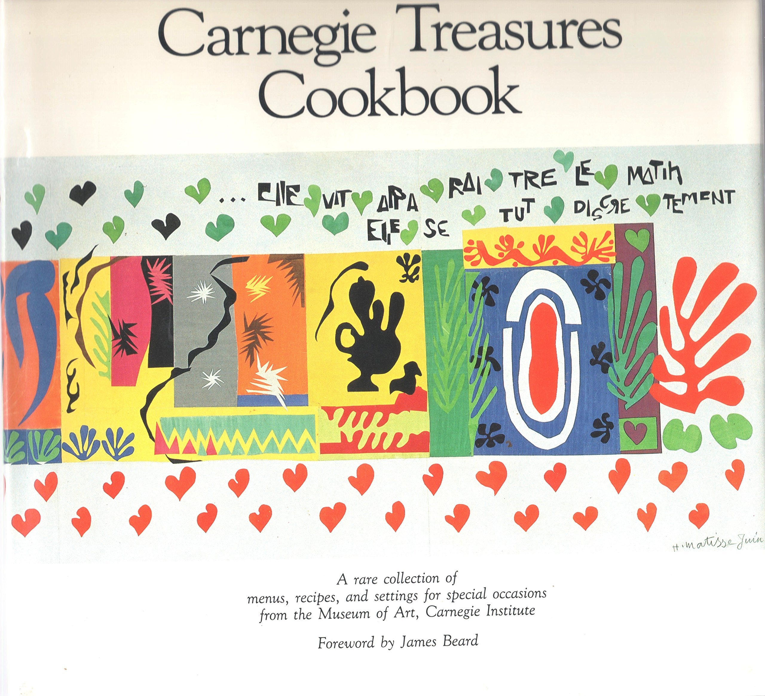 Carnegie Treasures Cookbook used book depot