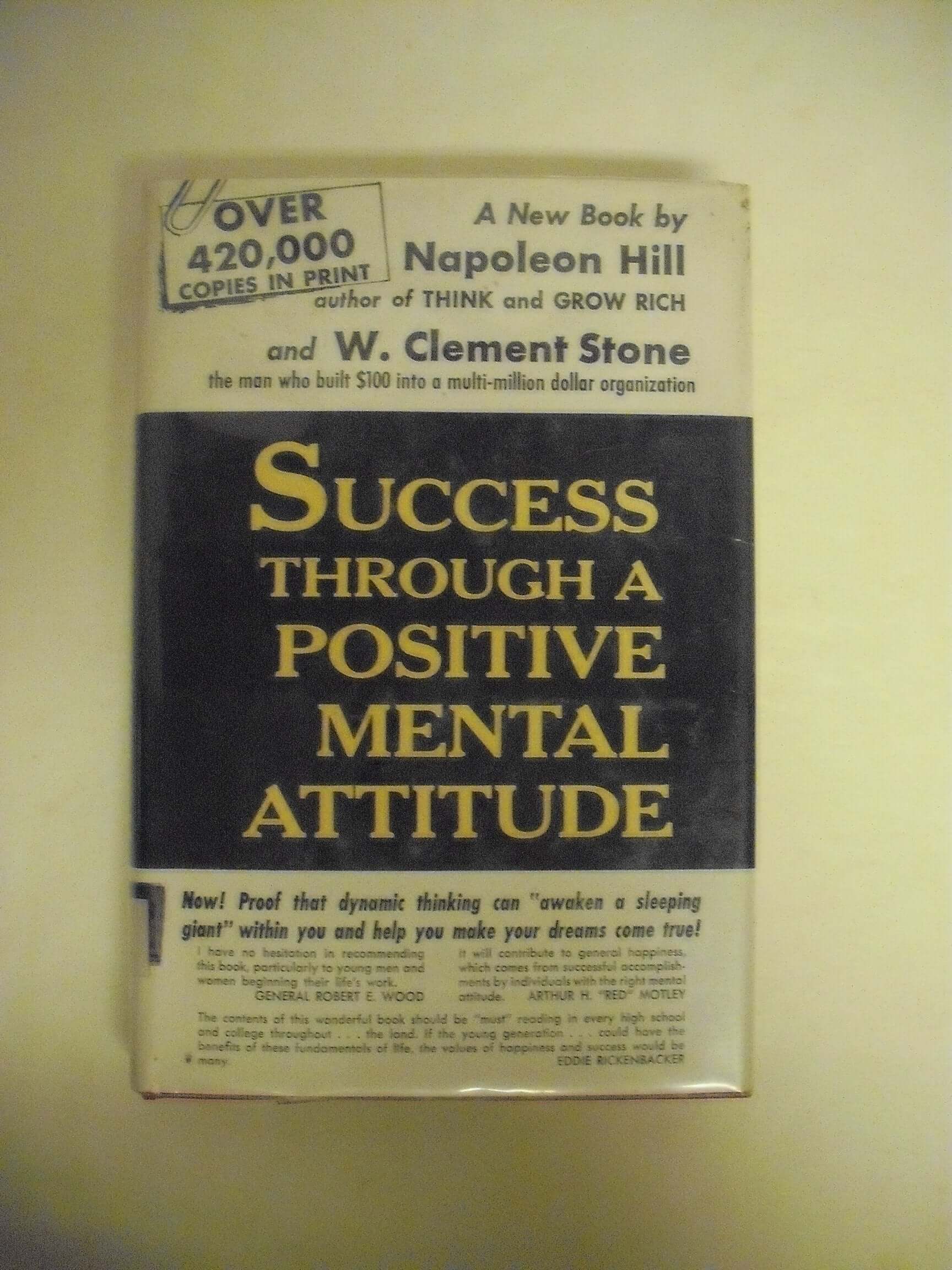 Success Through a Positive Mental Attitude used book depot
