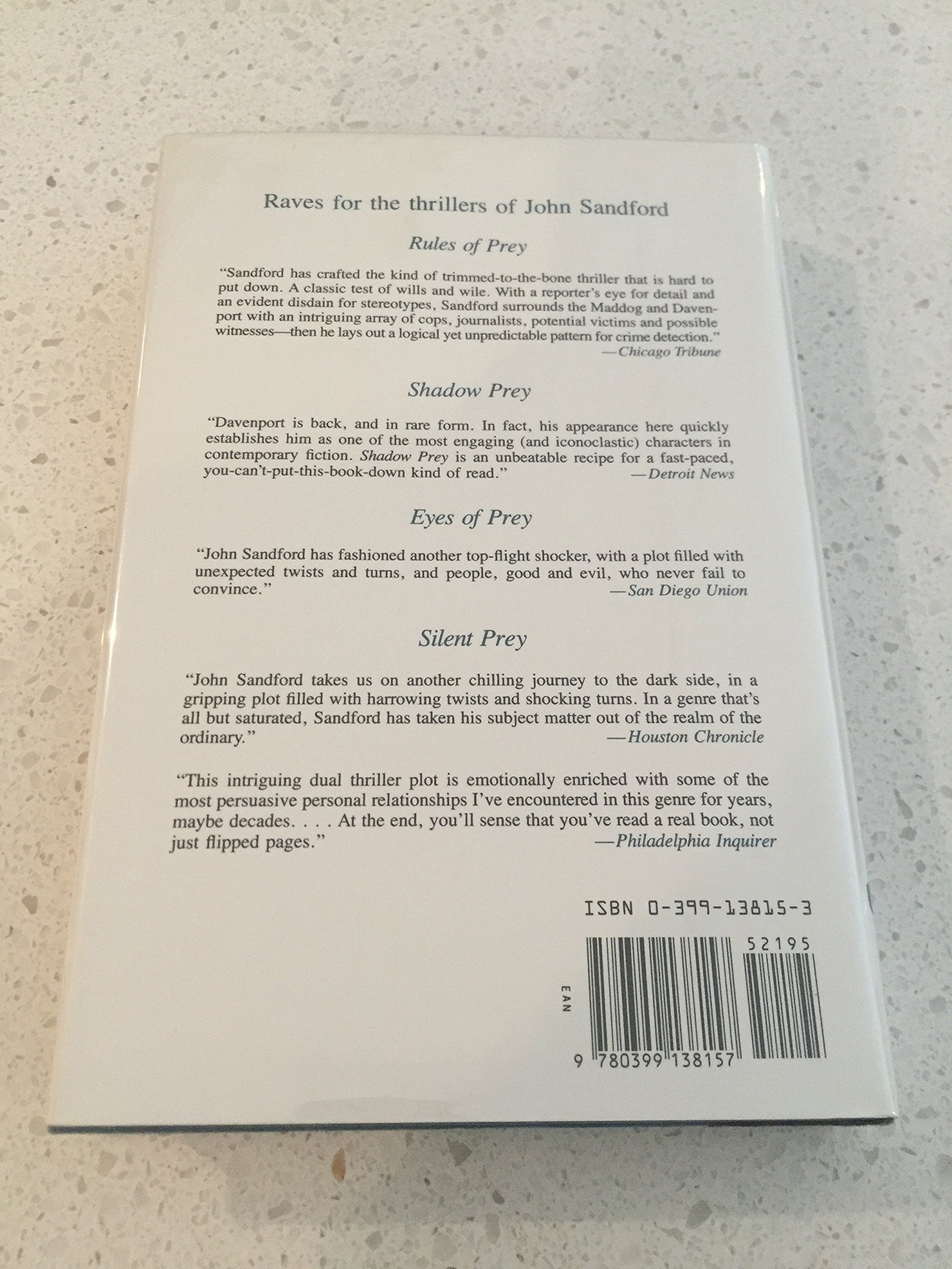 Winter Prey used book depot