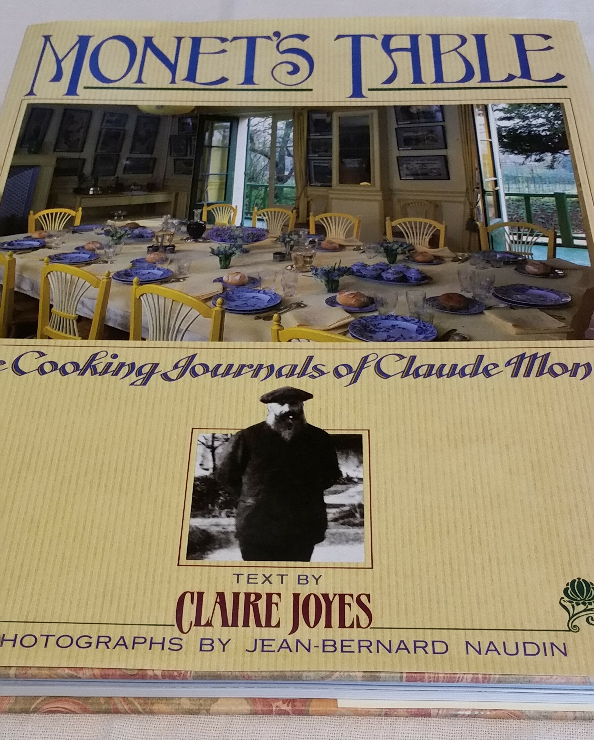 Monet's Table: The Cooking Journals of Claude Monet used book depot