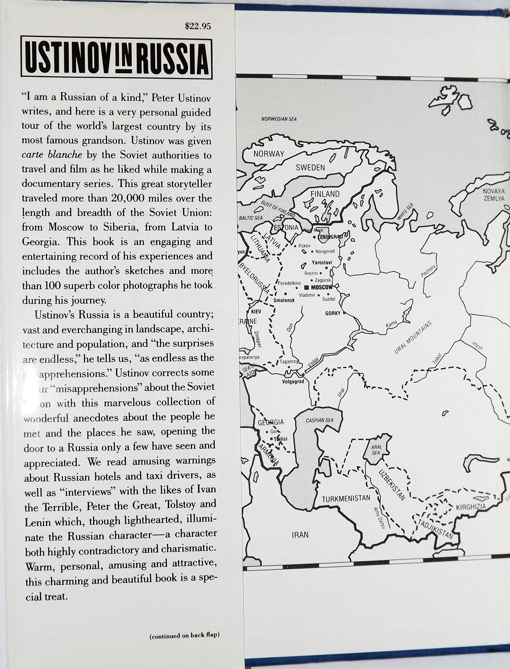 Ustinov in Russia used book depot