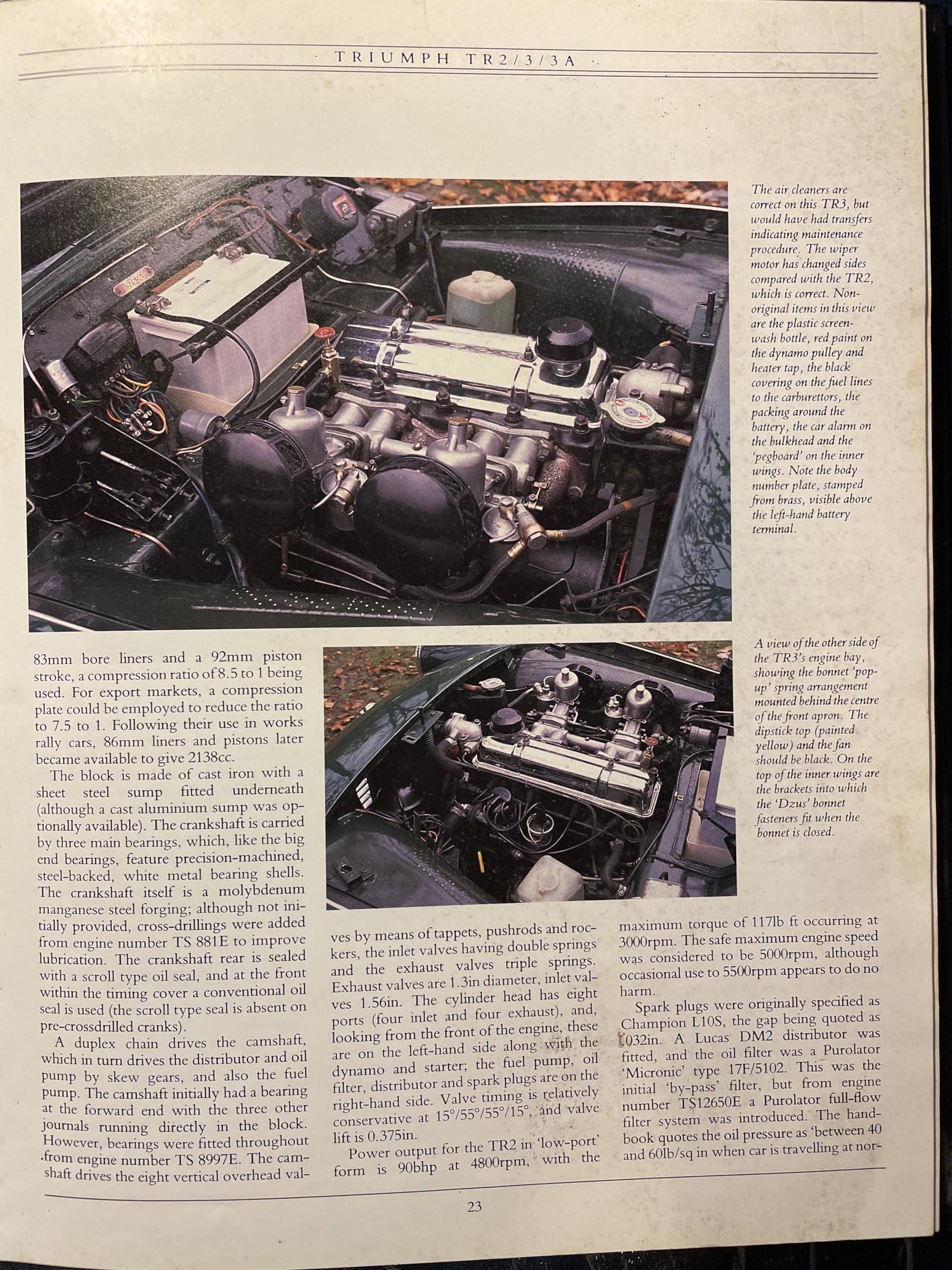 Original Triumph Tr: The Restorer's Guide to TR2, TR3, TR3A, TR4, TR4A, TR5, TR250, TR6 used book depot