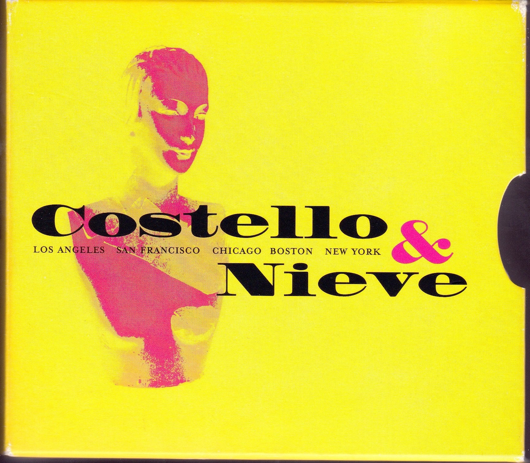 Costello & Nieve (Ltd. Ed. Live 1996 5-disc box set - LA/San Francisco/Chicago/Boston/New York) used book depot