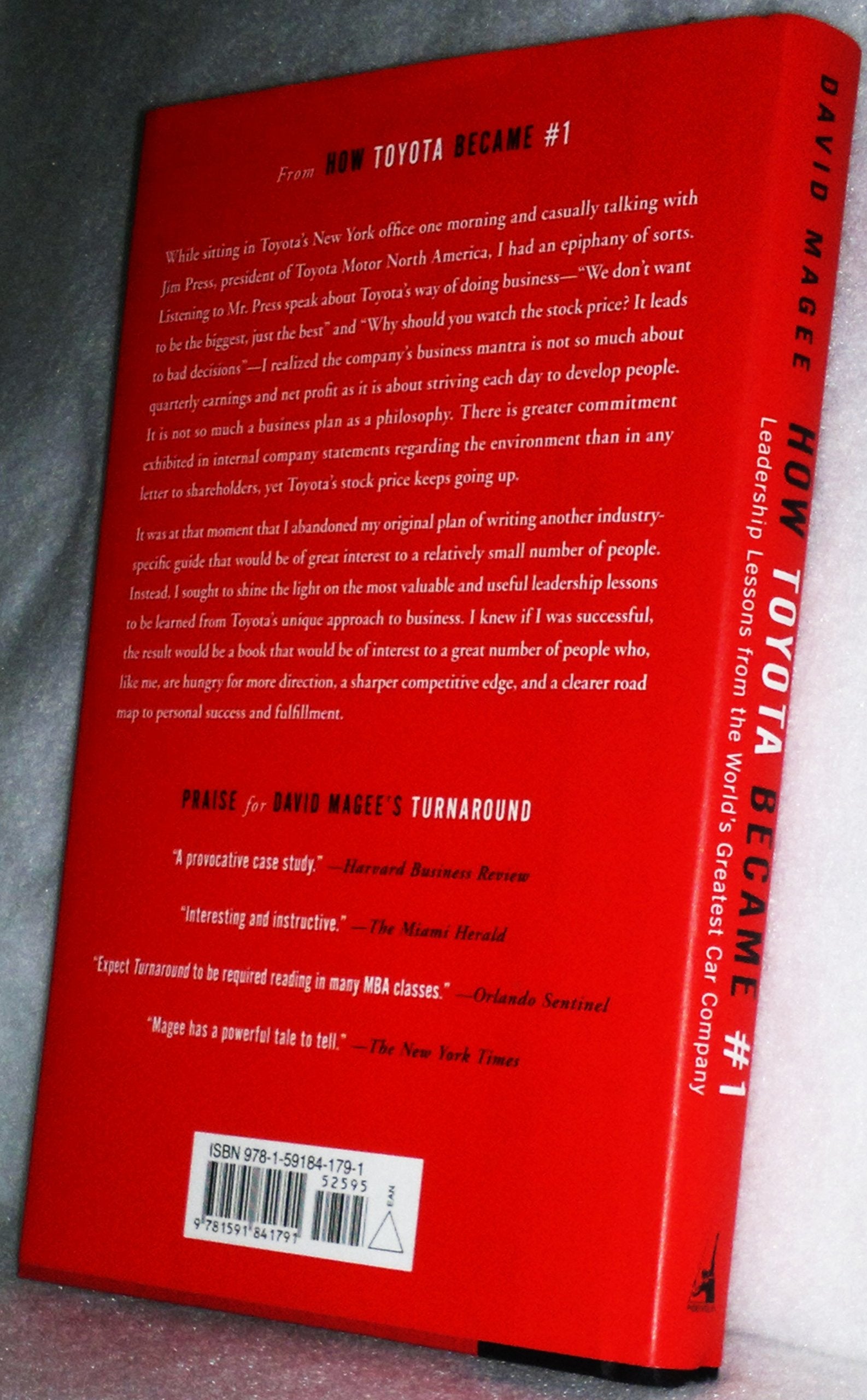 How Toyota Became #1: Leadership Lessons from the World's Greatest Car Company used book depot