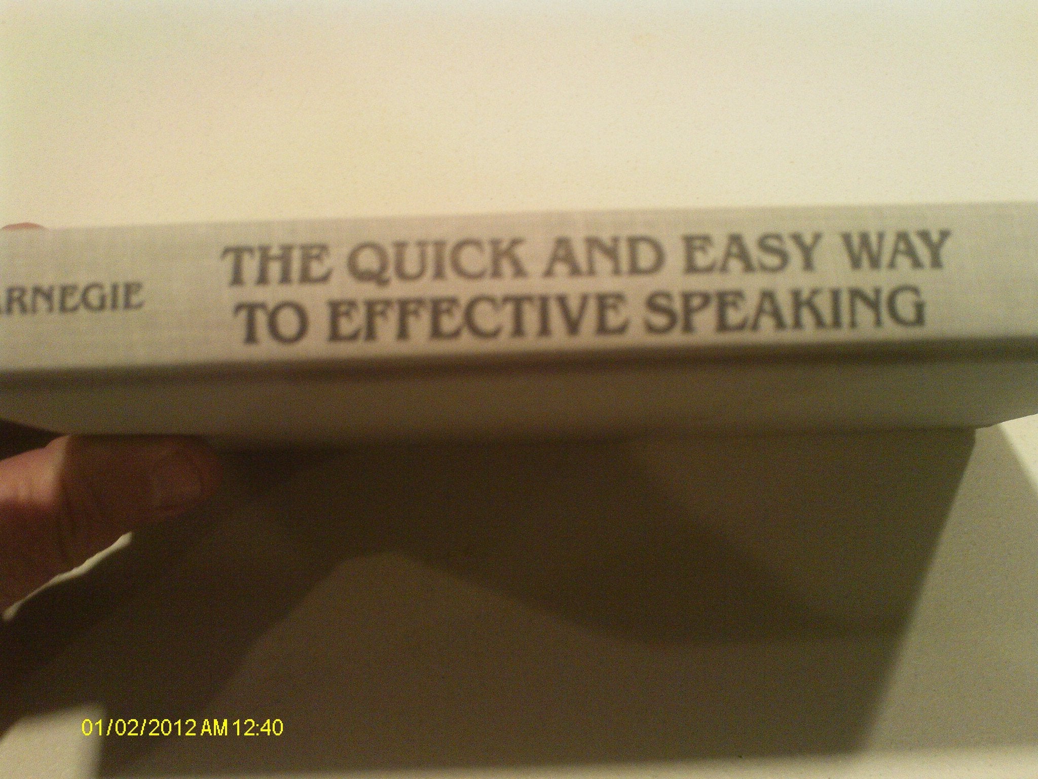 The quick and easy way to effective speaking used book depot
