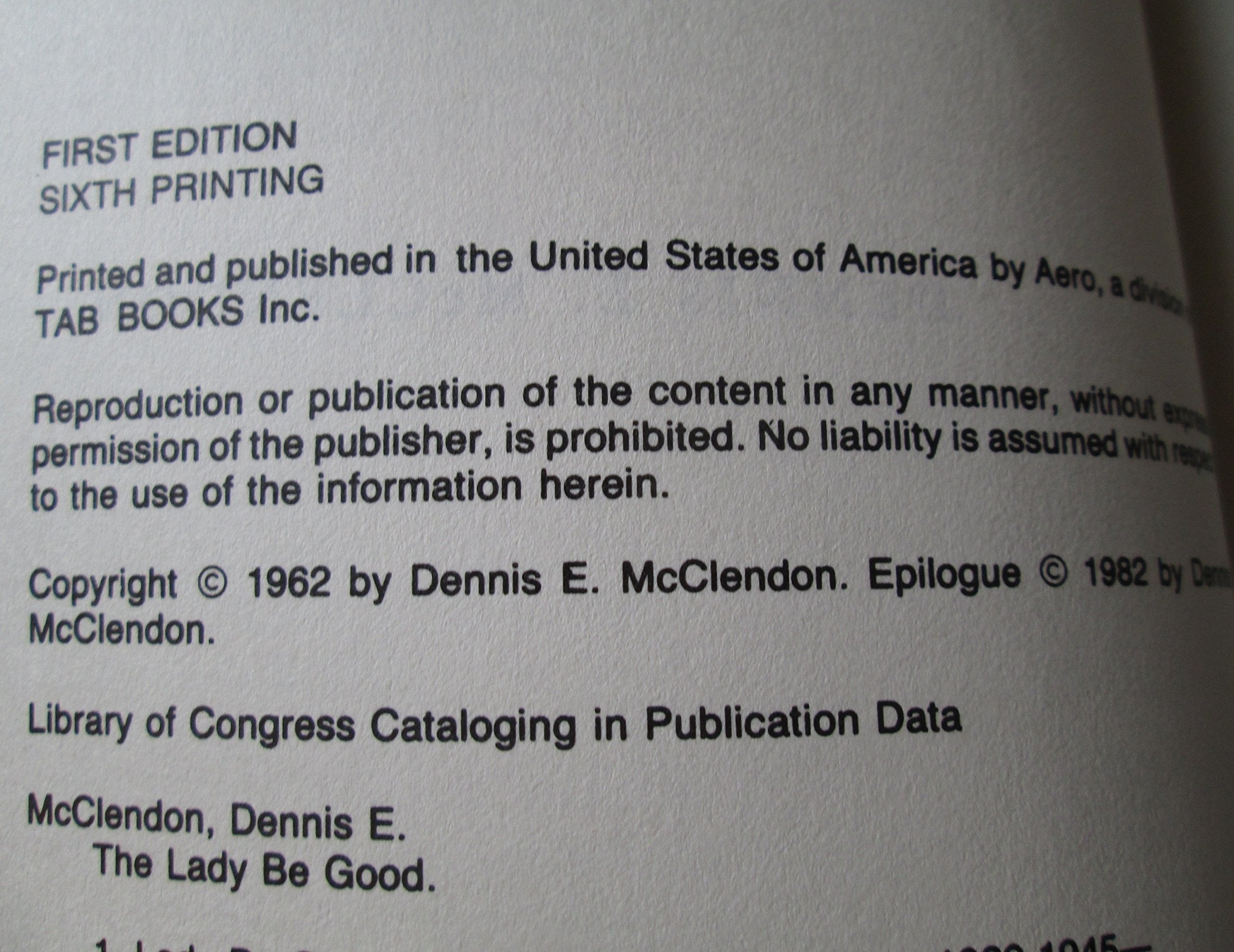 The Lady Be Good: Mystery Bomber of World War II used book depot