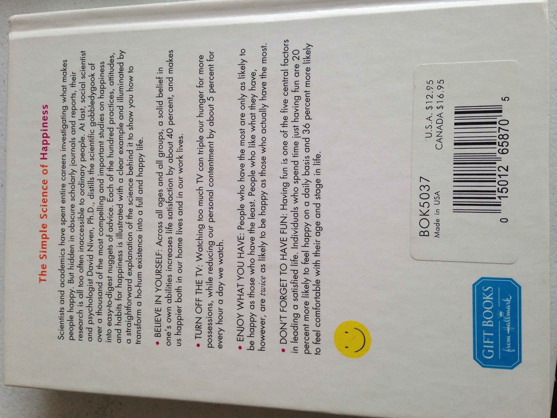 The 100 Simple Secrets of Happy People used book depot