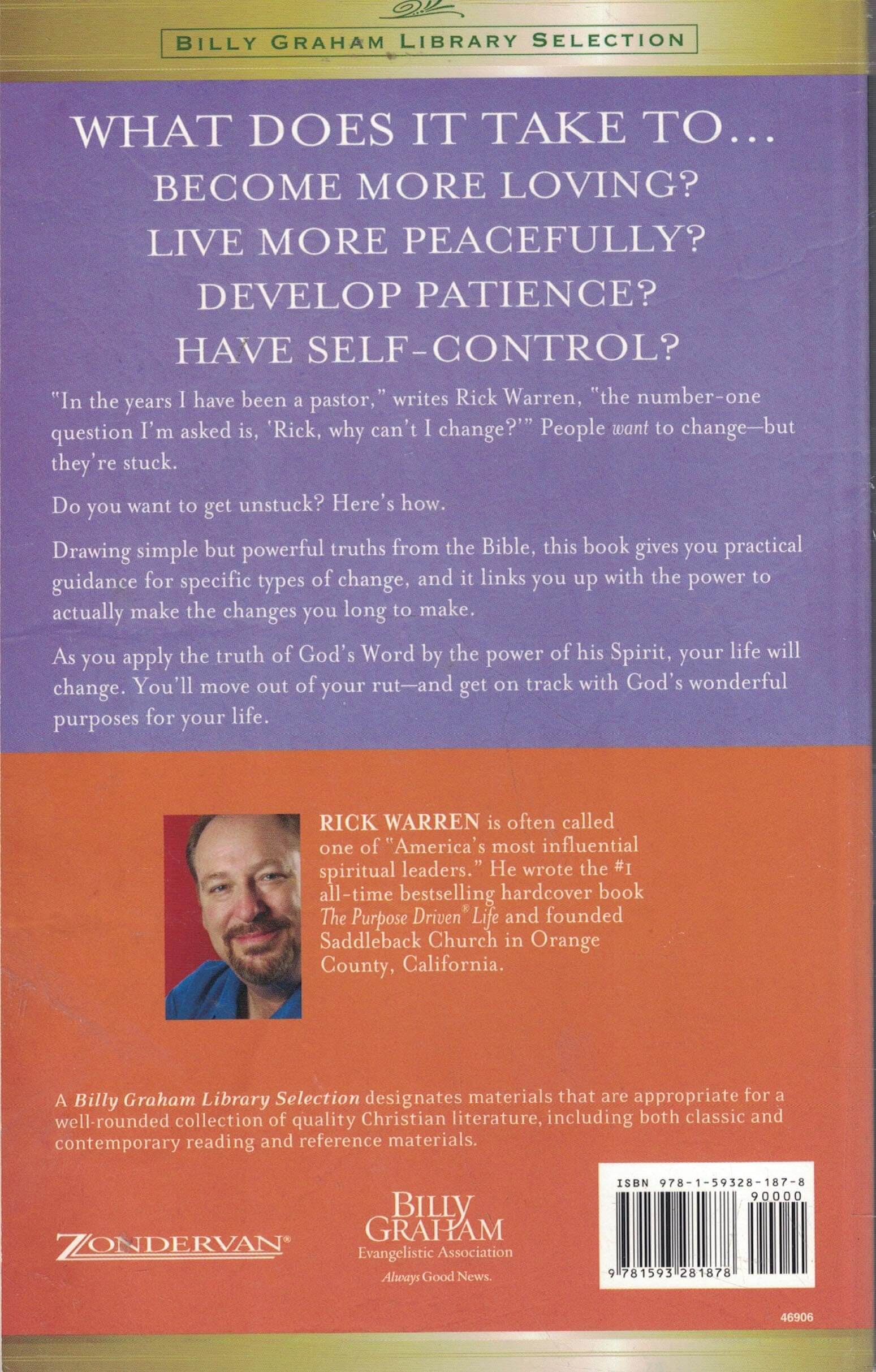 God's Power to Change Your Life (Living with Purpose) used book depot