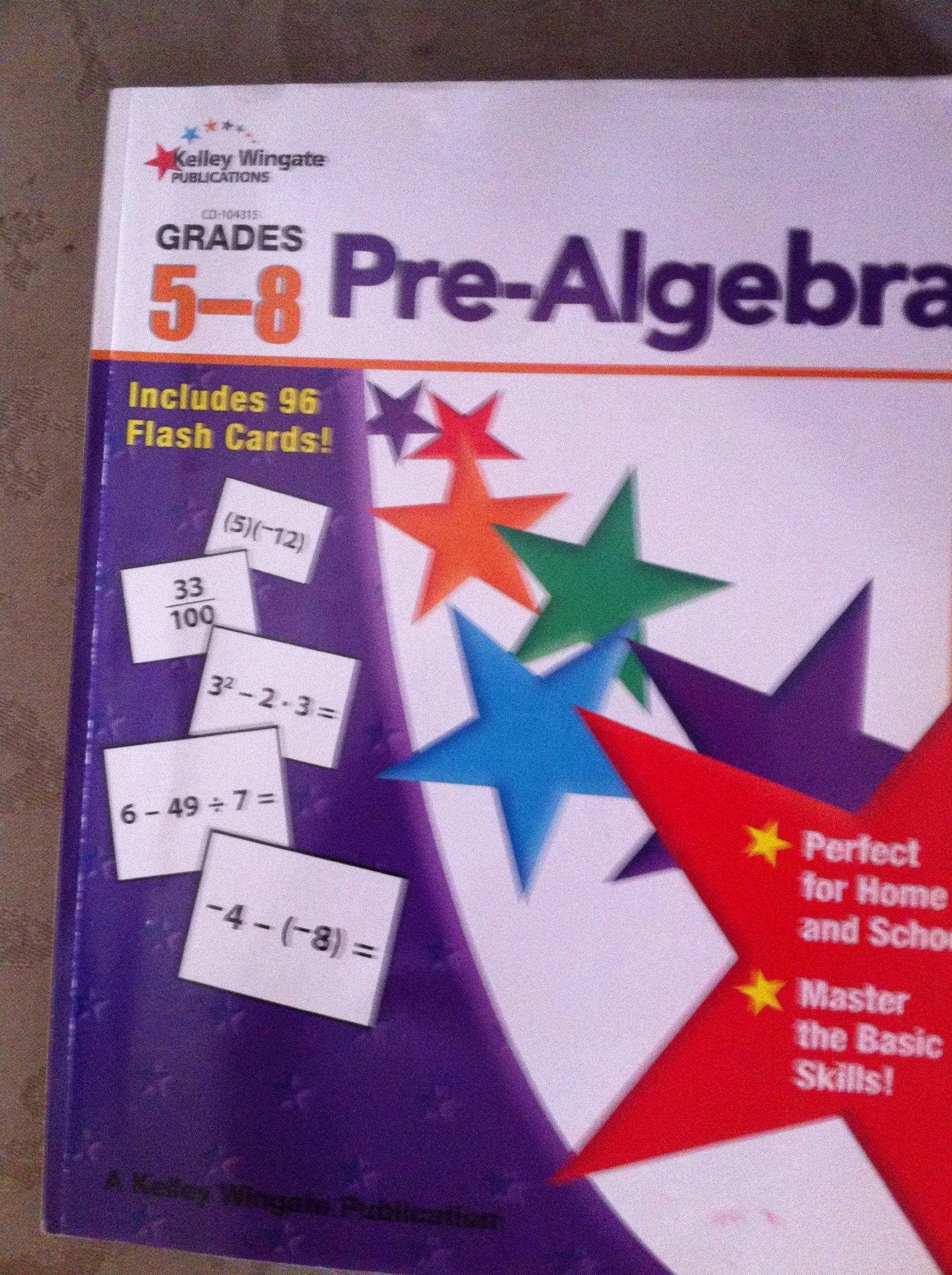 Pre-Algebra, Grades 5 - 8 used book depot
