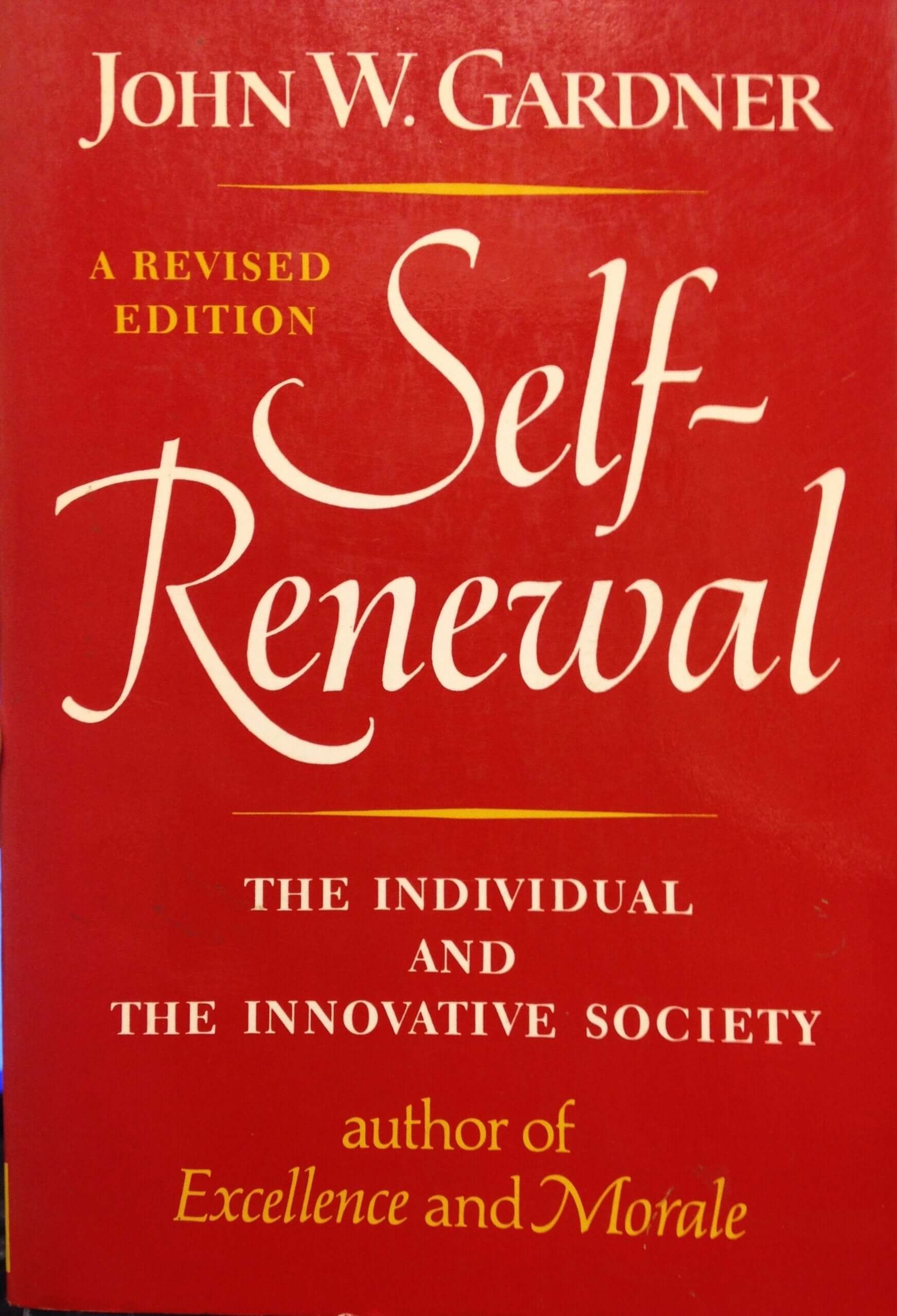 Self-Renewal: The Individual and the Innovative Society used book depot