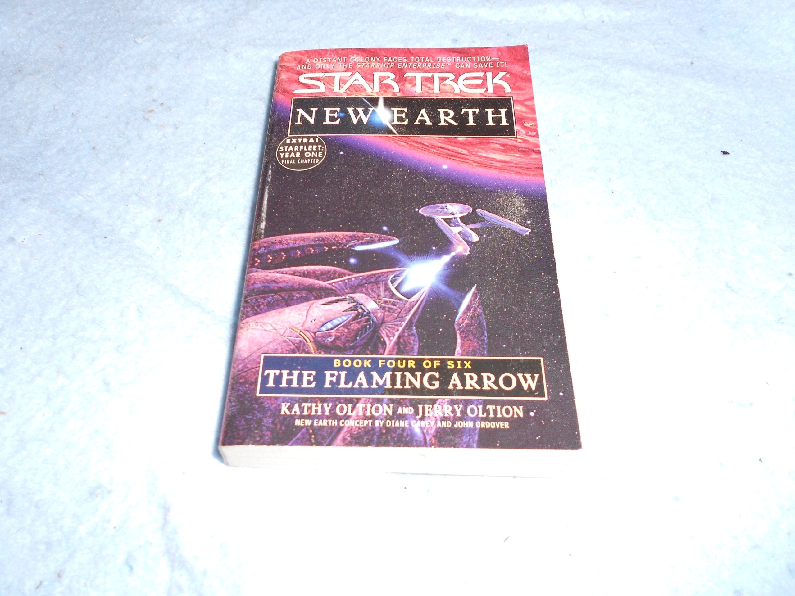 The Flaming Arrow (Star Trek: New Earth, Book 4) used book depot