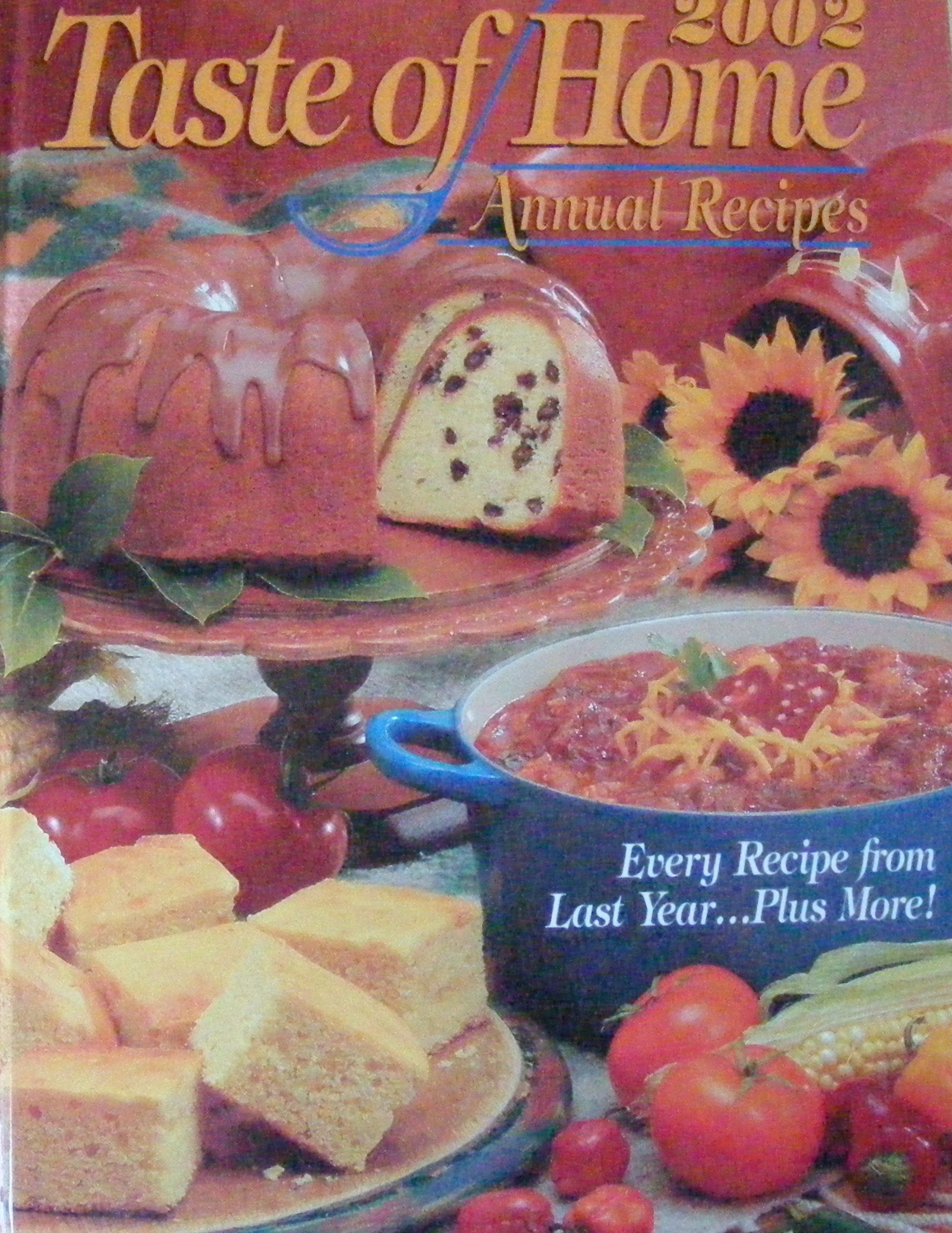2002 Taste of Home Annual Recipes used book depot
