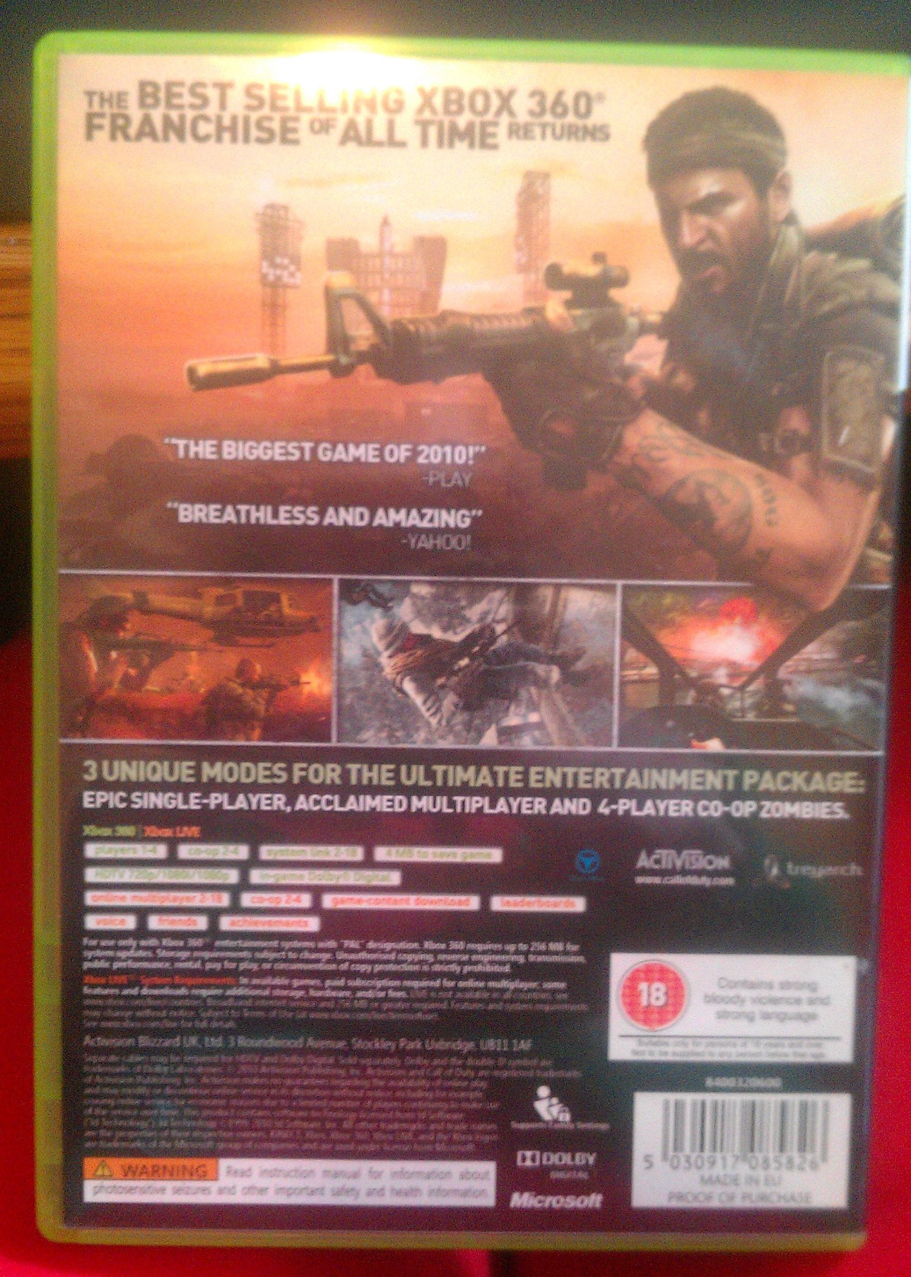 Call of Duty: Black Ops (Xbox 360) used book depot